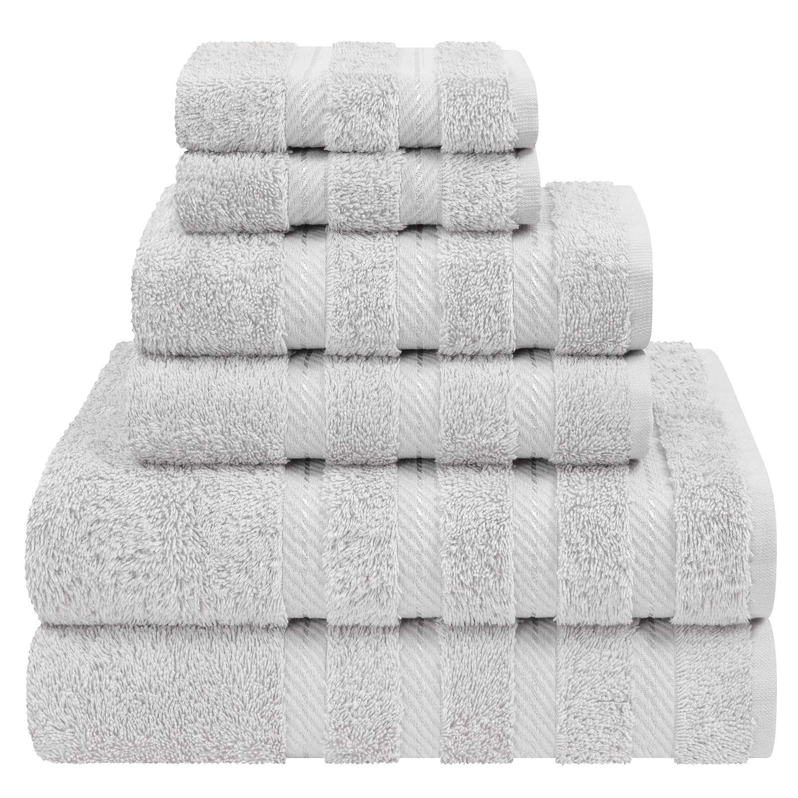 American Soft Linen 100% Cotton Turkish Towels 6 Piece Set