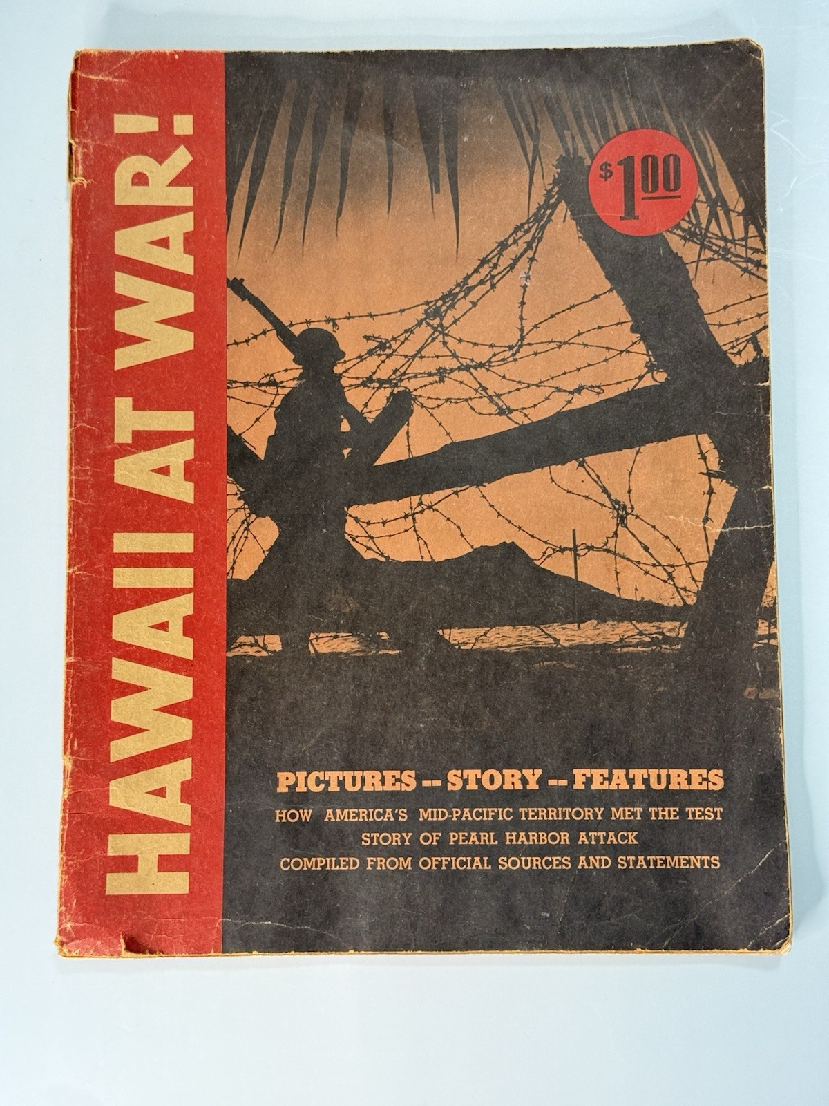 Hawaii at War 1942 Pearl Harbor Attack Honolulu Star Bulletin WWII Magazine