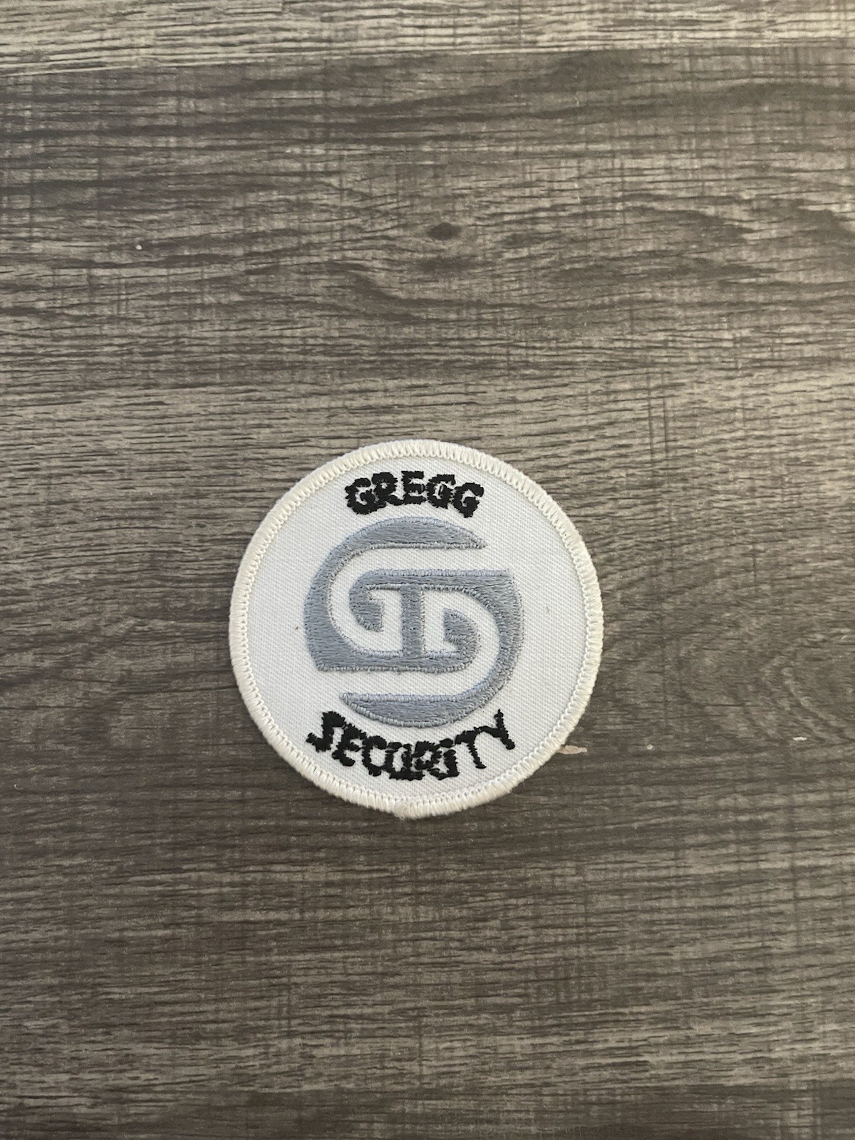 Vintage Gregg Security Company Patch Vintage Gregg Security Company Patch