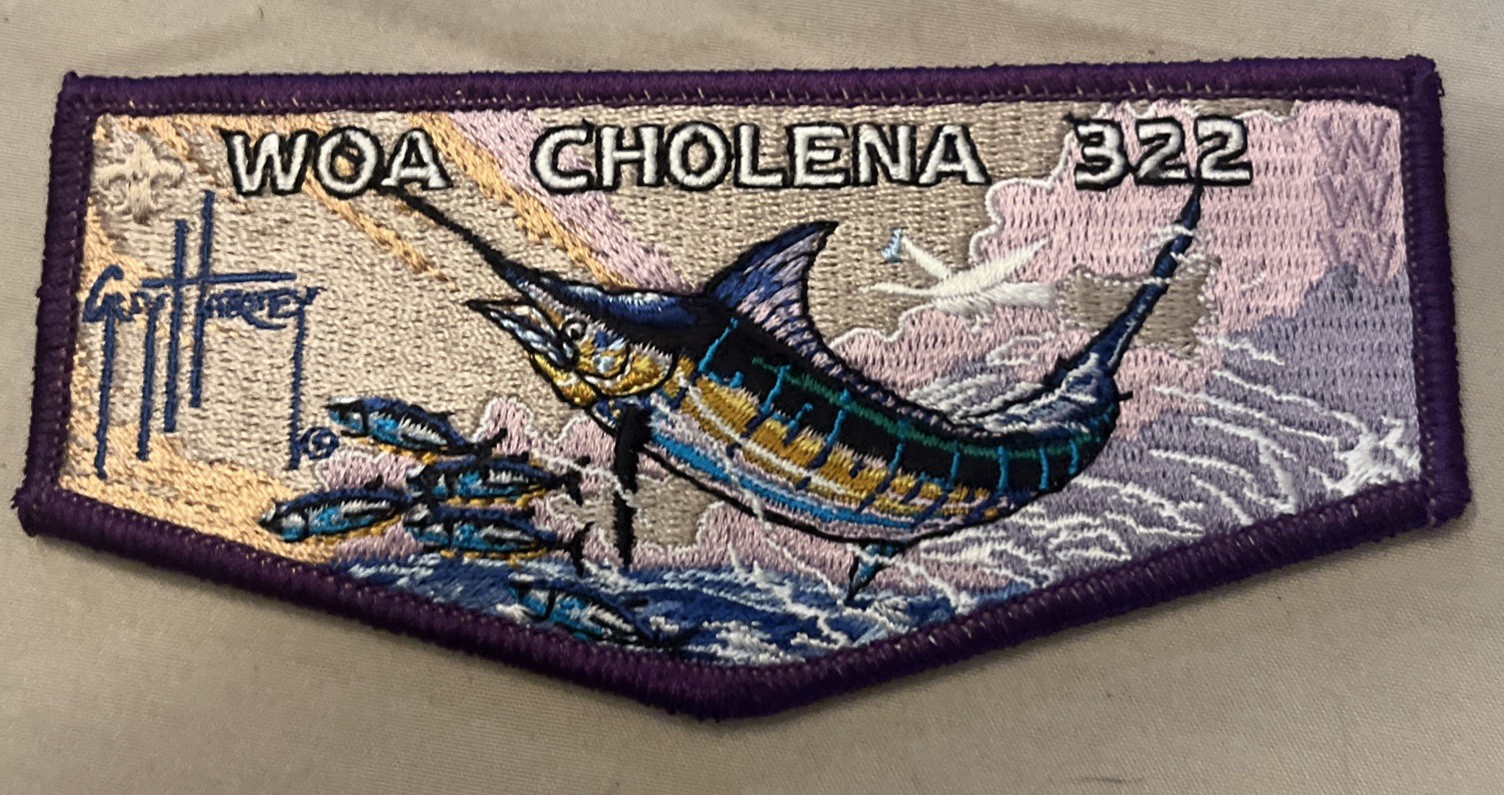 Woa Cholena Lodge 322 2026 National Jamboree Scouting America Guy Harvey #121