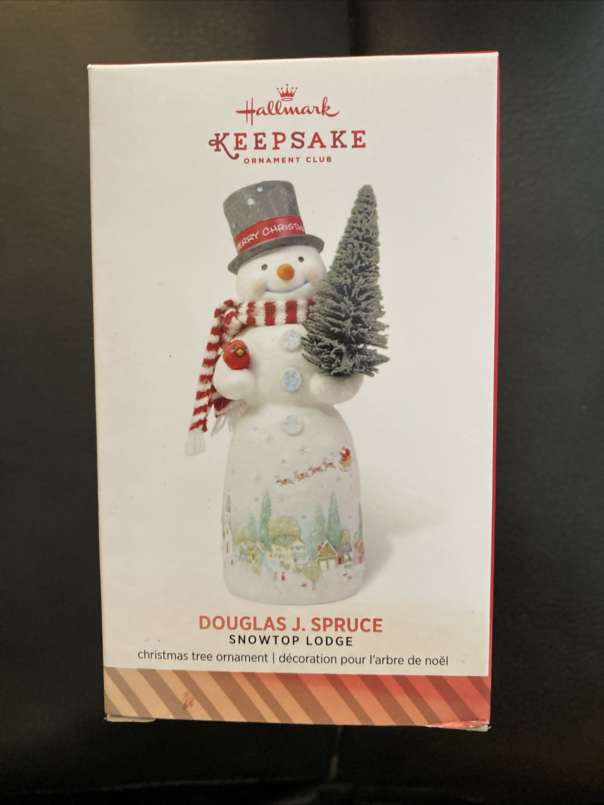 Hallmark Keepsake Ornament Snowtop Lodge Douglas J Spruce Snowman Club 2014 Hallmark Keepsake Ornament Snowtop Lodge Douglas J Spruce Snowman Club 2014