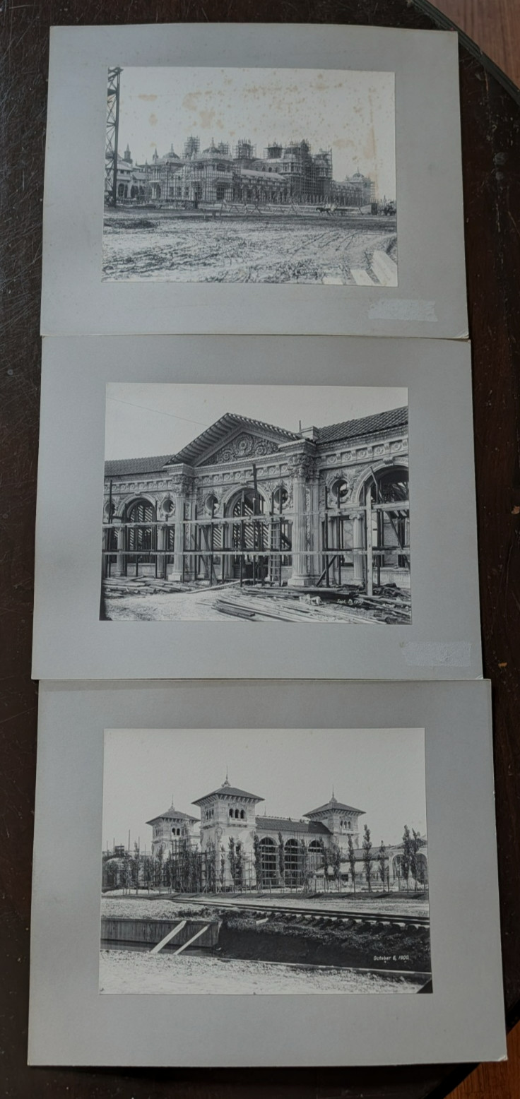 (3) 1900 Pan-Am Exposition Buffalo NY Construction 11 x 14 Photos CD Arnold