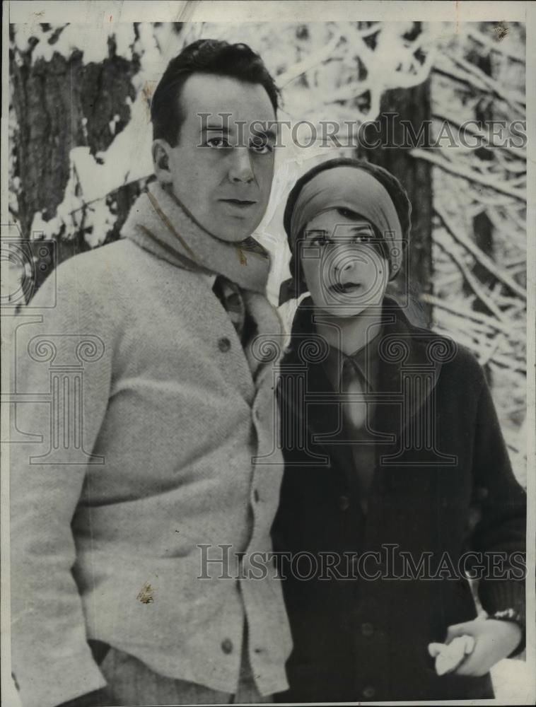 1933 Press Photo D. Lamson & Wife Allene Were Found Dead in their Home Bathtub