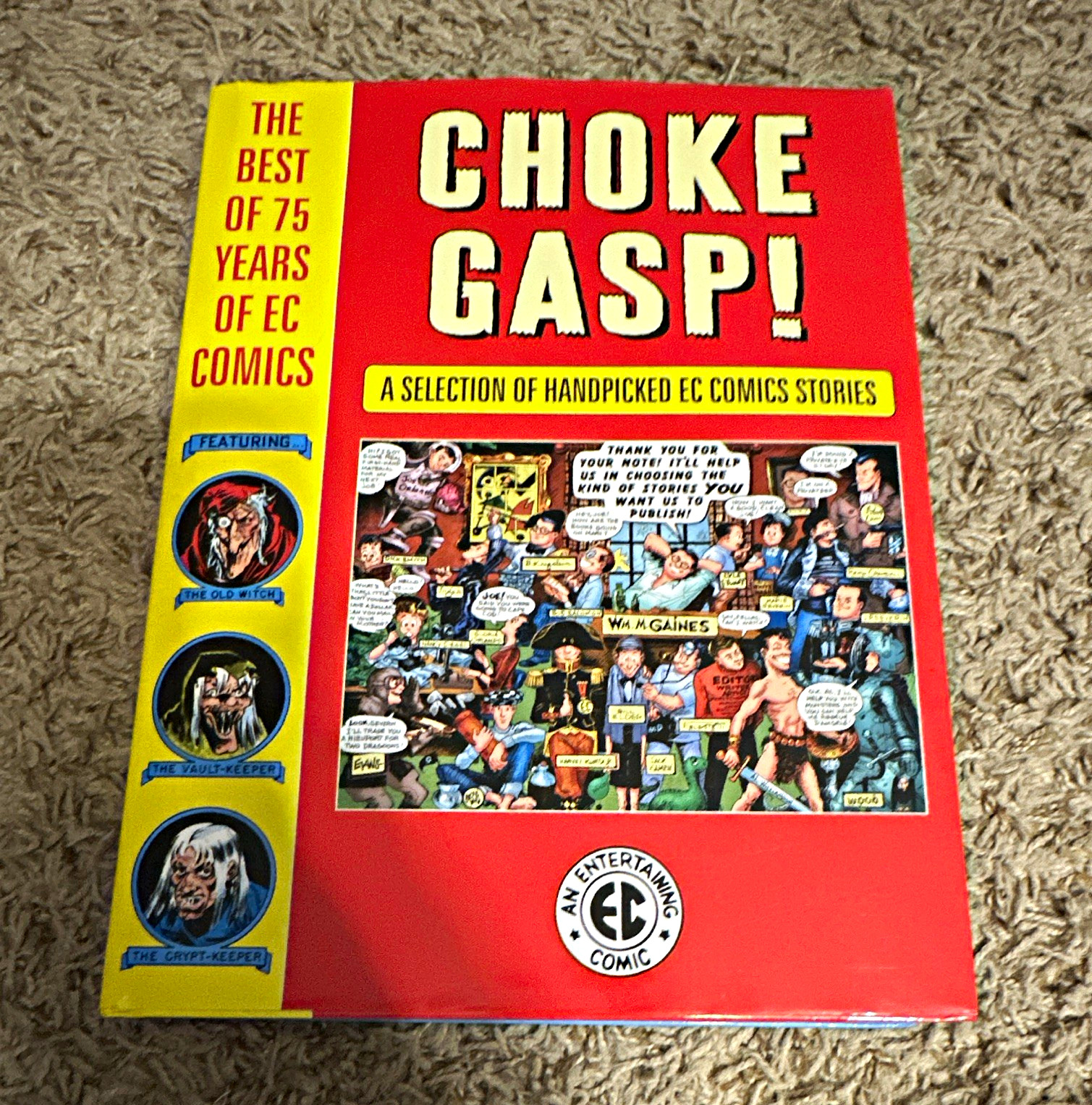 Choke Gasp Best of 75 Years of EC Comics Hardcover Dark Horse Bill Gaines