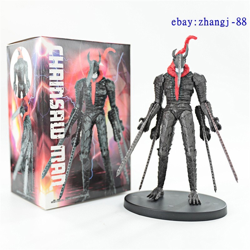 New Chainsaw Man Black Armor Denji Pochita Demon Figure Statue Toy Gifts New Chainsaw Man Black Armor Denji Pochita Demon Figure Statue Toy Gifts