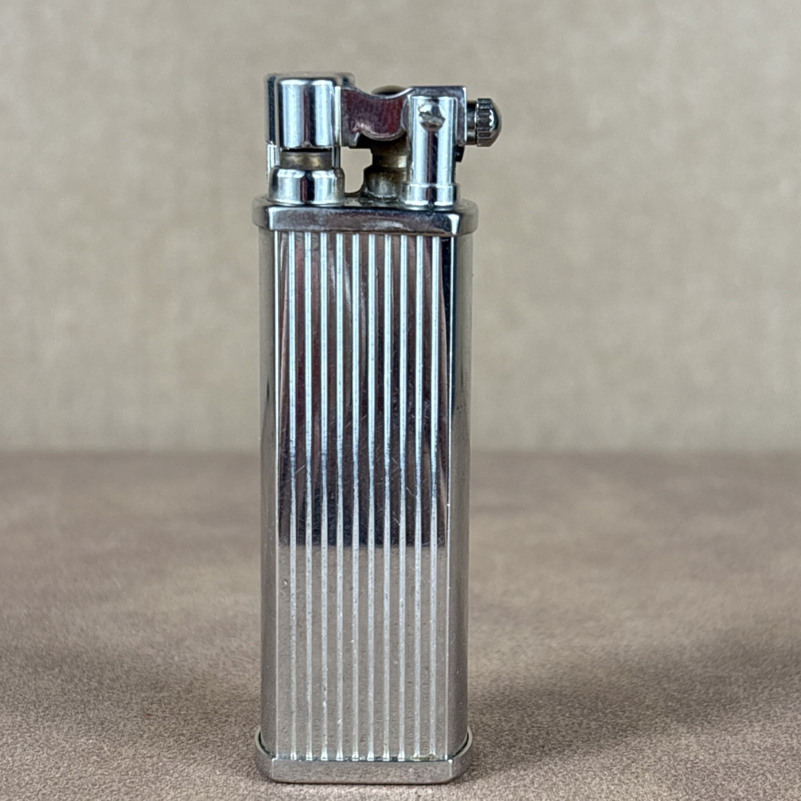 Kiribi Kenshi Mizo Silver Pipe Lighter Made in Japan Dual Flame Butane Kiribi Kenshi Mizo Silver Pipe Lighter Made in Japan Dual Flame Butane