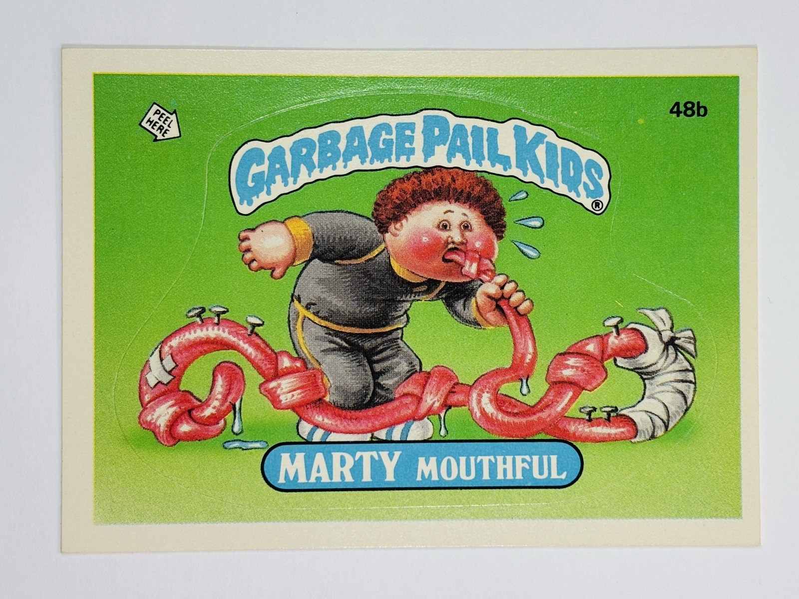 1985 Topps Garbage Pail Kids GPK -Series 2 #48b MARTY MOUTHFUL (NM) SEE PICS 1985 Topps Garbage Pail Kids GPK -Series 2 #48b MARTY MOUTHFUL (NM) SEE PICS