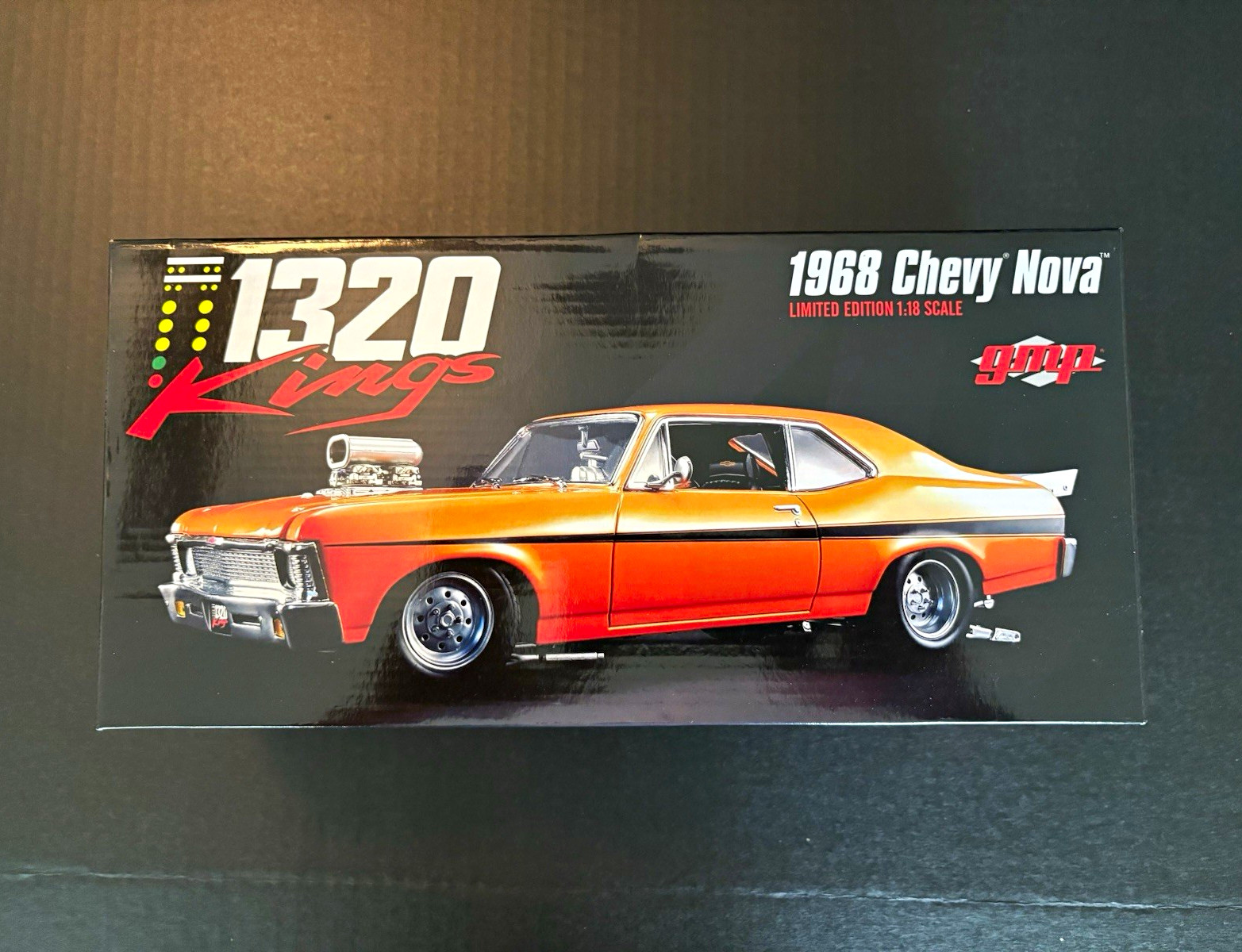 GMP 1320 Kings 1968 Chevrolet Nova 1:18 Scale Diecast Model Car GMP 1320 Kings 1968 Chevrolet Nova 1:18 Scale Diecast Model Car