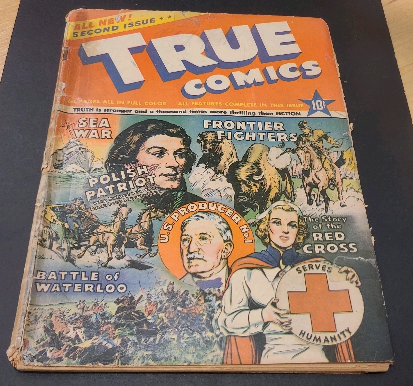 True Comics #2 Golden Age Comic 1941 RARE