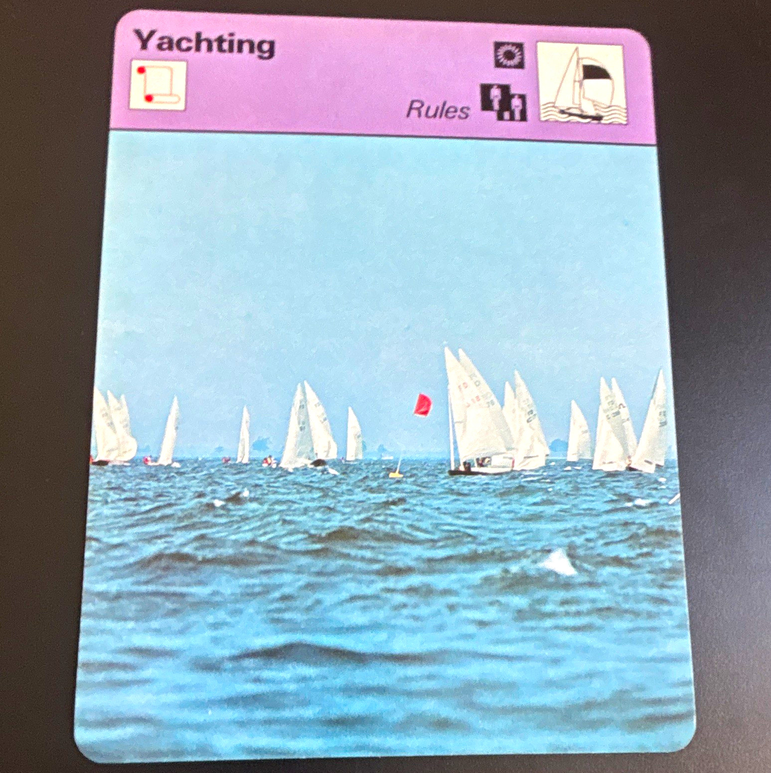 Edito-Service S.A. 1979 Yachting Rules Non-Sport Trading Card #B
