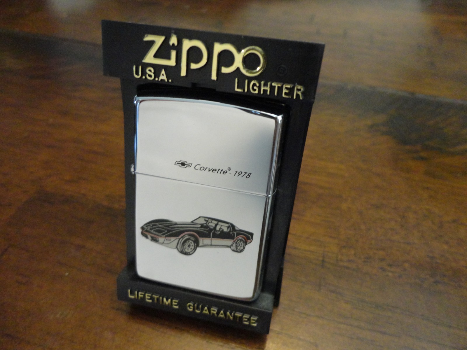 CHEVROLET CORVETTE 1978 CHEVY ZIPPO LIGHTER MINT IN BOX 1993 CHEVROLET CORVETTE 1978 CHEVY ZIPPO LIGHTER MINT IN BOX 1993