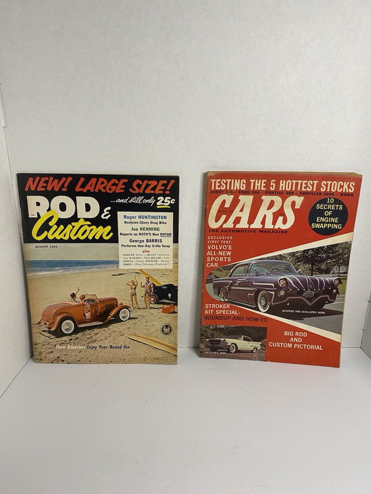 60s Vintage Car Magazines X 2 Preowned 60s Vintage Car Magazines X 2 Preowned