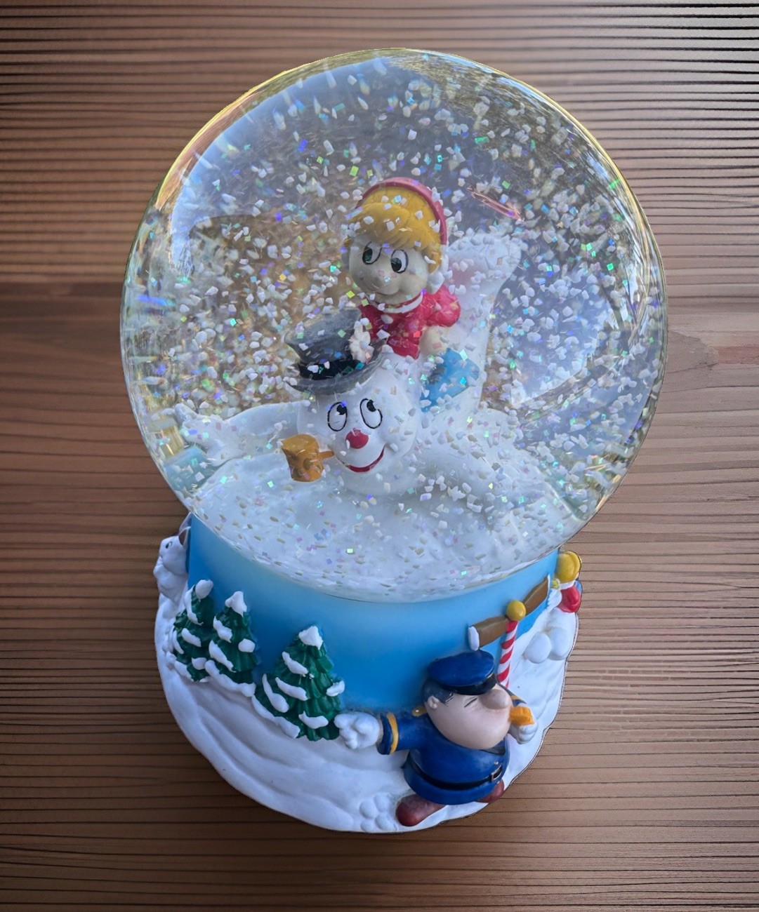 Vintage 2000 Enesco Frosty the Snowman Musical Snow Globe Snowglobe Working Vintage 2000 Enesco Frosty the Snowman Musical Snow Globe Snowglobe Working