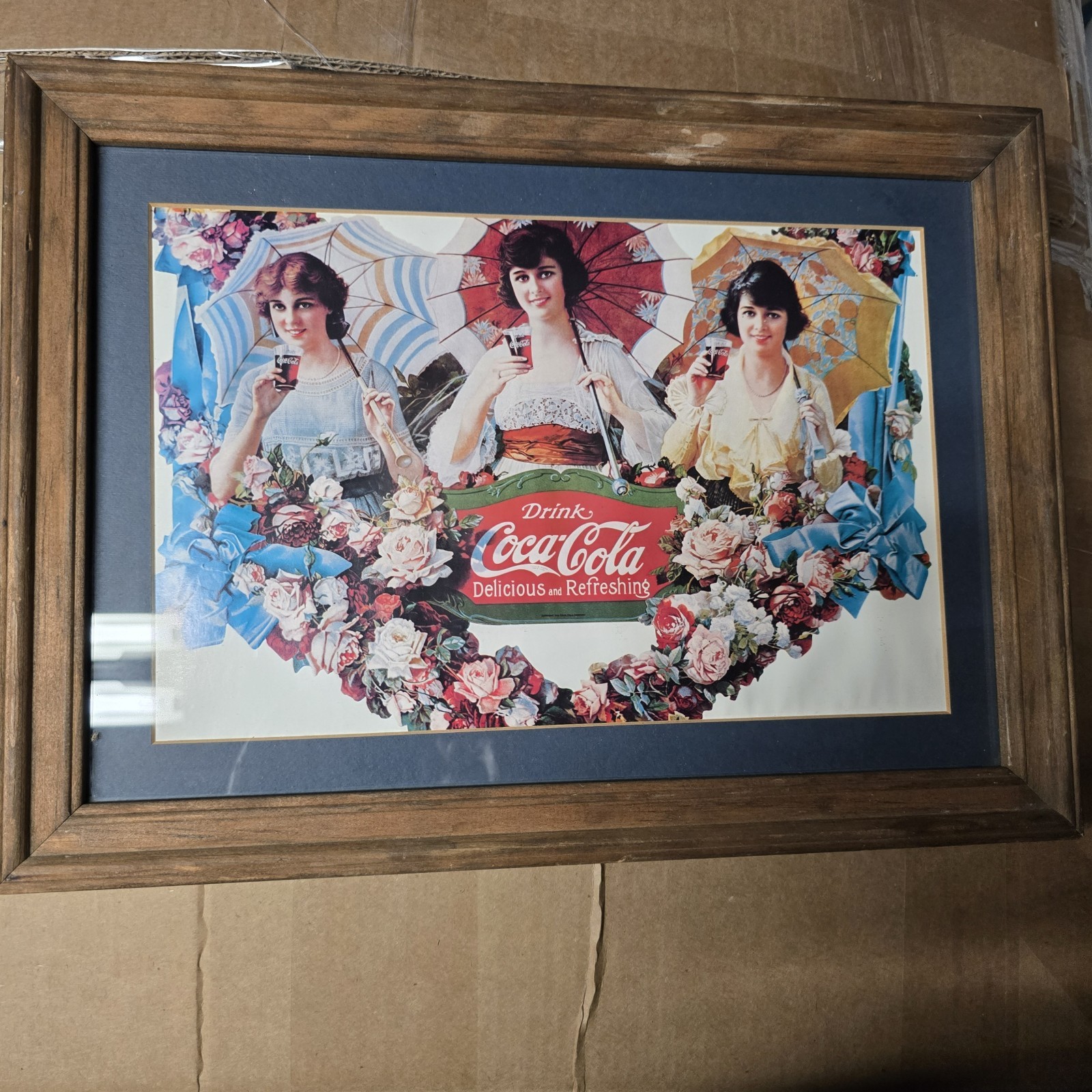 Vintage 1918 Coca Cola Postcard