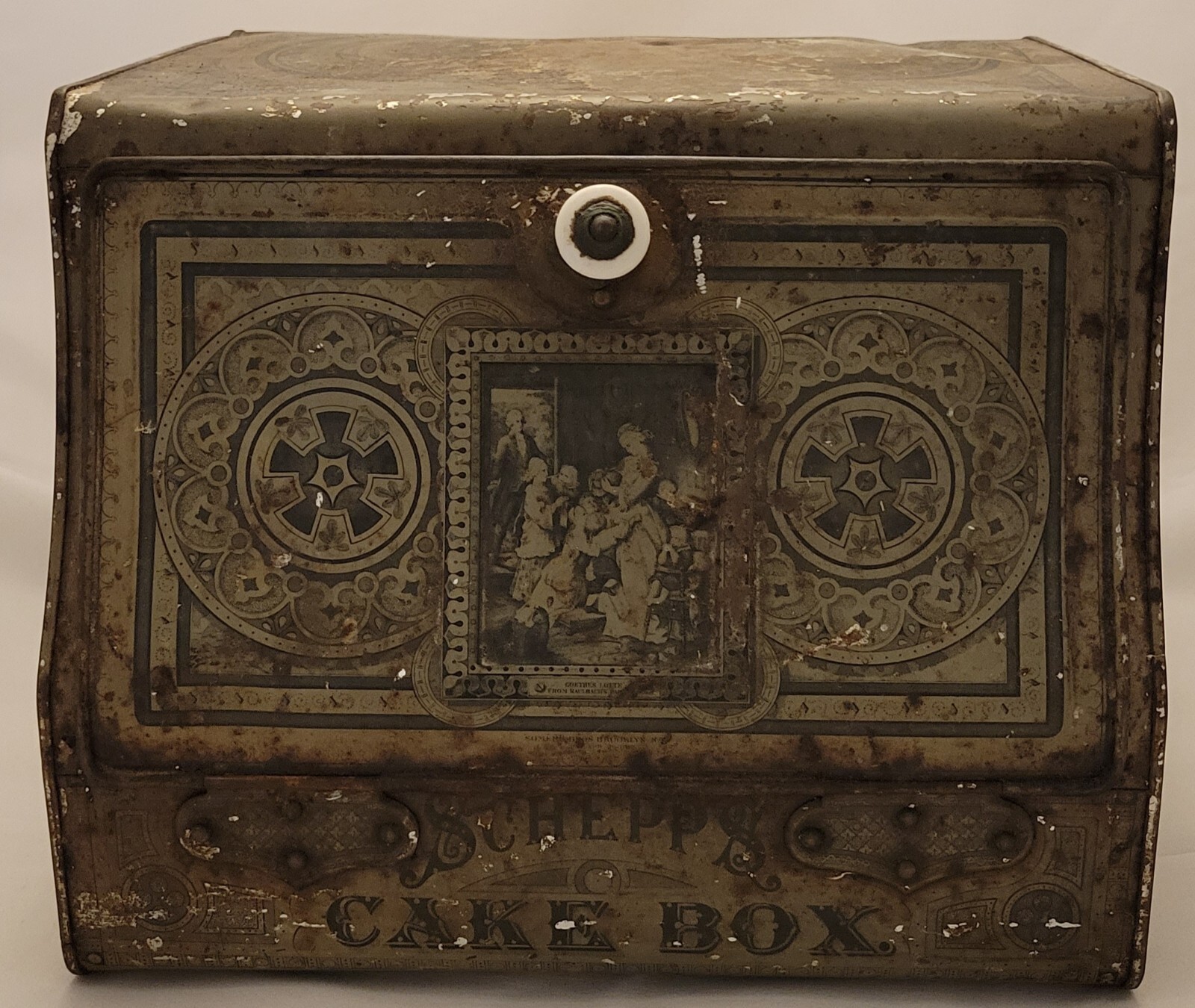 Antique Schepp\'s Cake Box