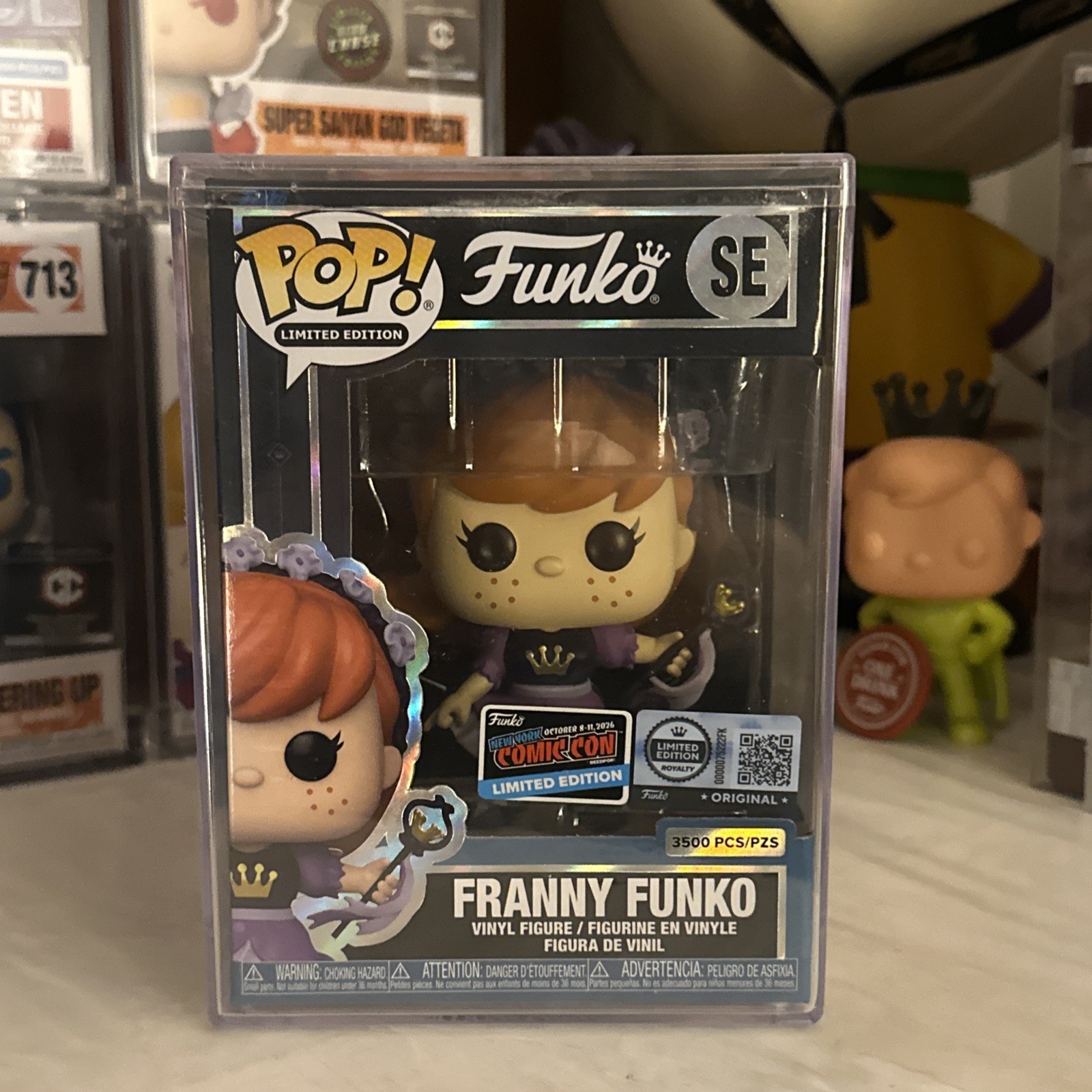 Funko Pop Franny Funko NYCC 2026 Exclusive Official Sticker LE 3500 