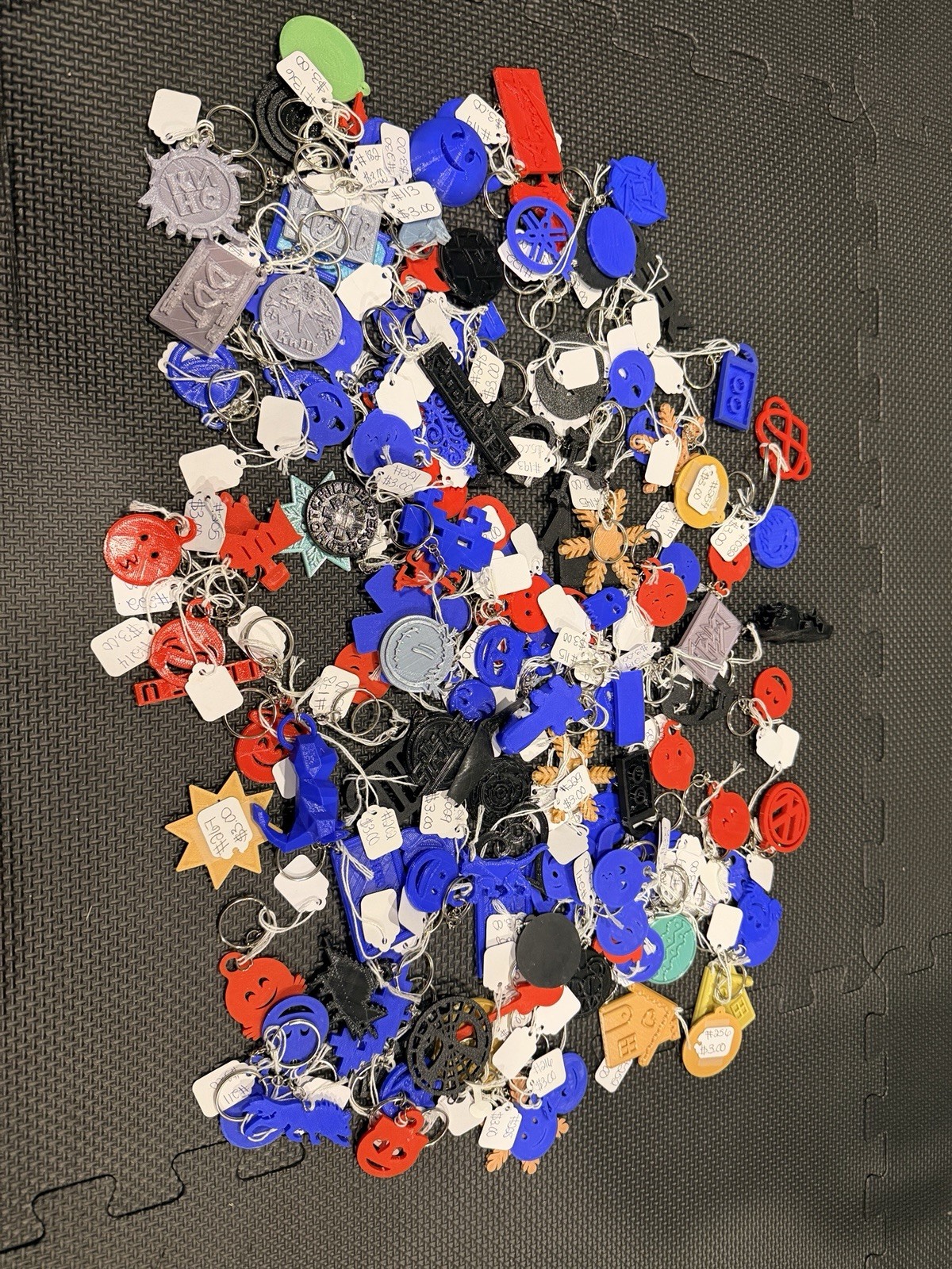 Resellers Dream: Massive 3D Printed Keychain Lot Bands, Movies, Emojis, Logos Resellers Dream: Massive 3D Printed Keychain Lot Bands, Movies, Emojis, Logos