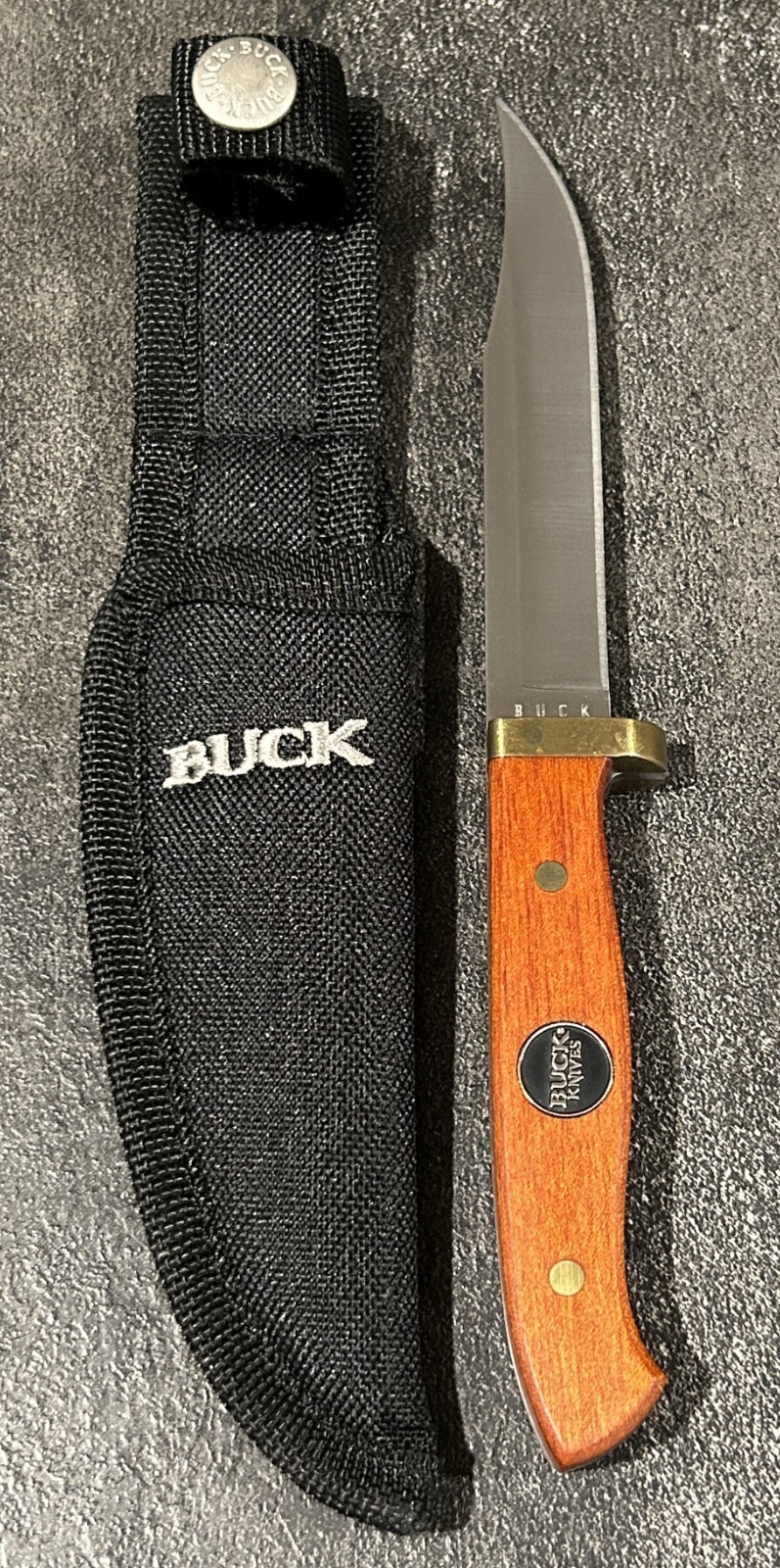 2003 BUCK 727 Battling Bucks Commemorative Fixed Blade Knife Sheath Mint Unused 2003 BUCK 727 Battling Bucks Commemorative Fixed Blade Knife Sheath Mint Unused