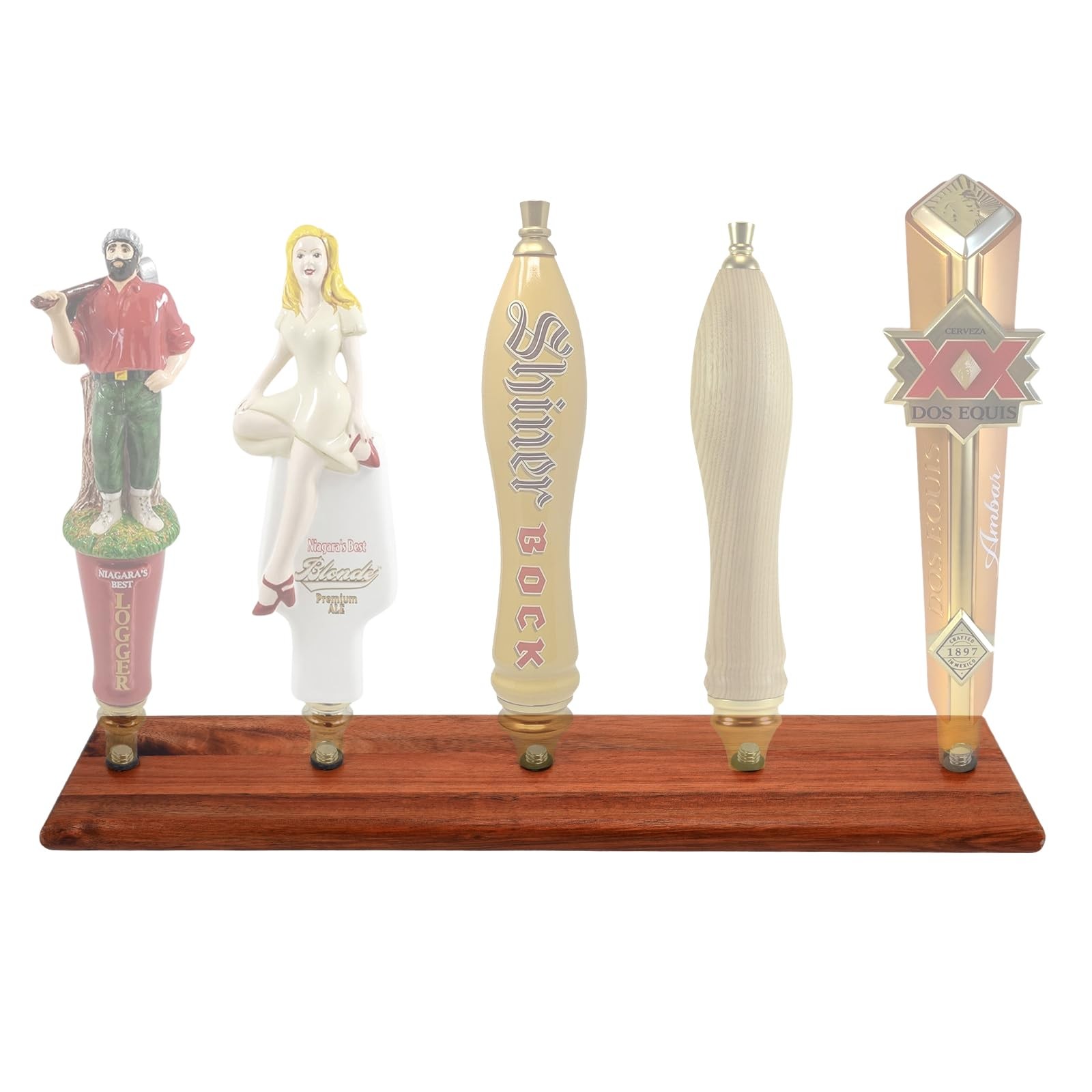 Rustic Wooden Beer Tap Handle Display Wall Mount 5 Tap Holder 3/8-16 Rustic Wooden Beer Tap Handle Display Wall Mount 5 Tap Holder 3/8-16