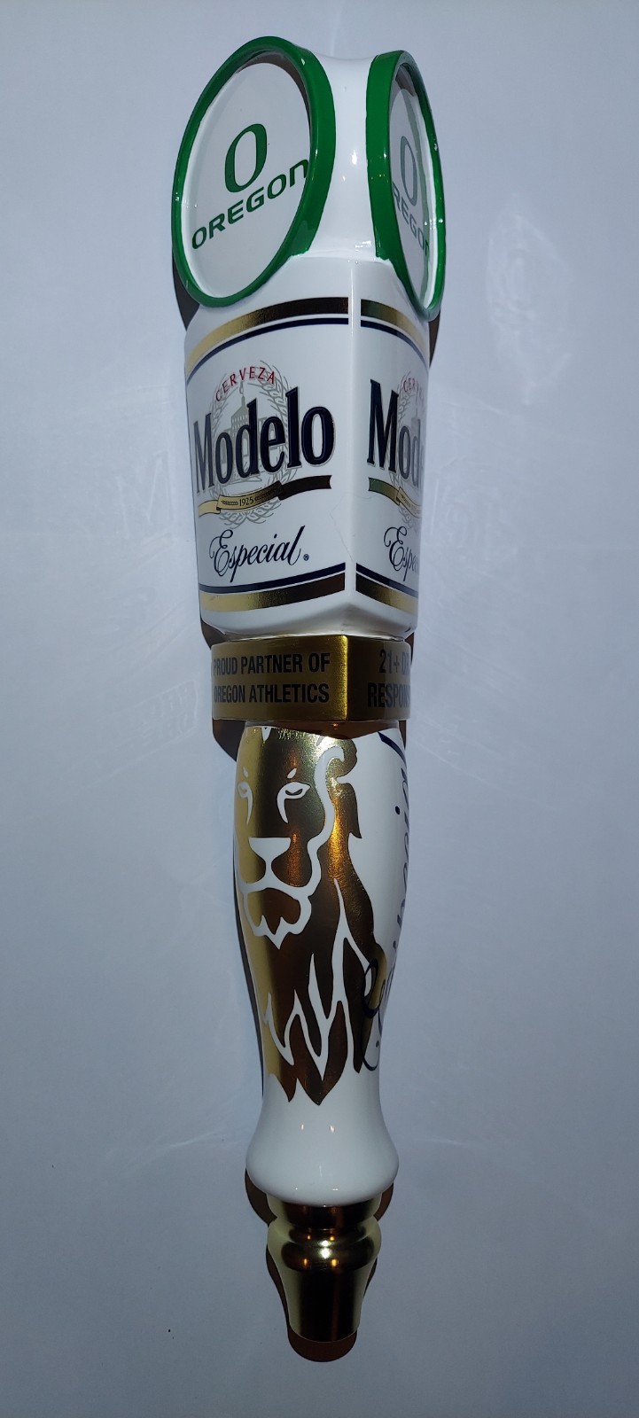 Modelo DUCKS Beer Tap Handle OREGON Ducks University Of Oregon 13 Modelo DUCKS Beer Tap Handle OREGON Ducks University Of Oregon 13