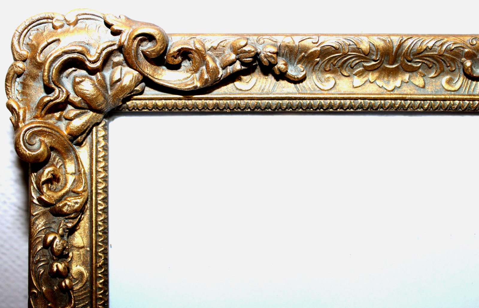 SM ANTIQUE FIT 6 X 8 FRENCH BAROQUE PICTURE FRAME ORNATE WOOD GOLD GILT FINE ART