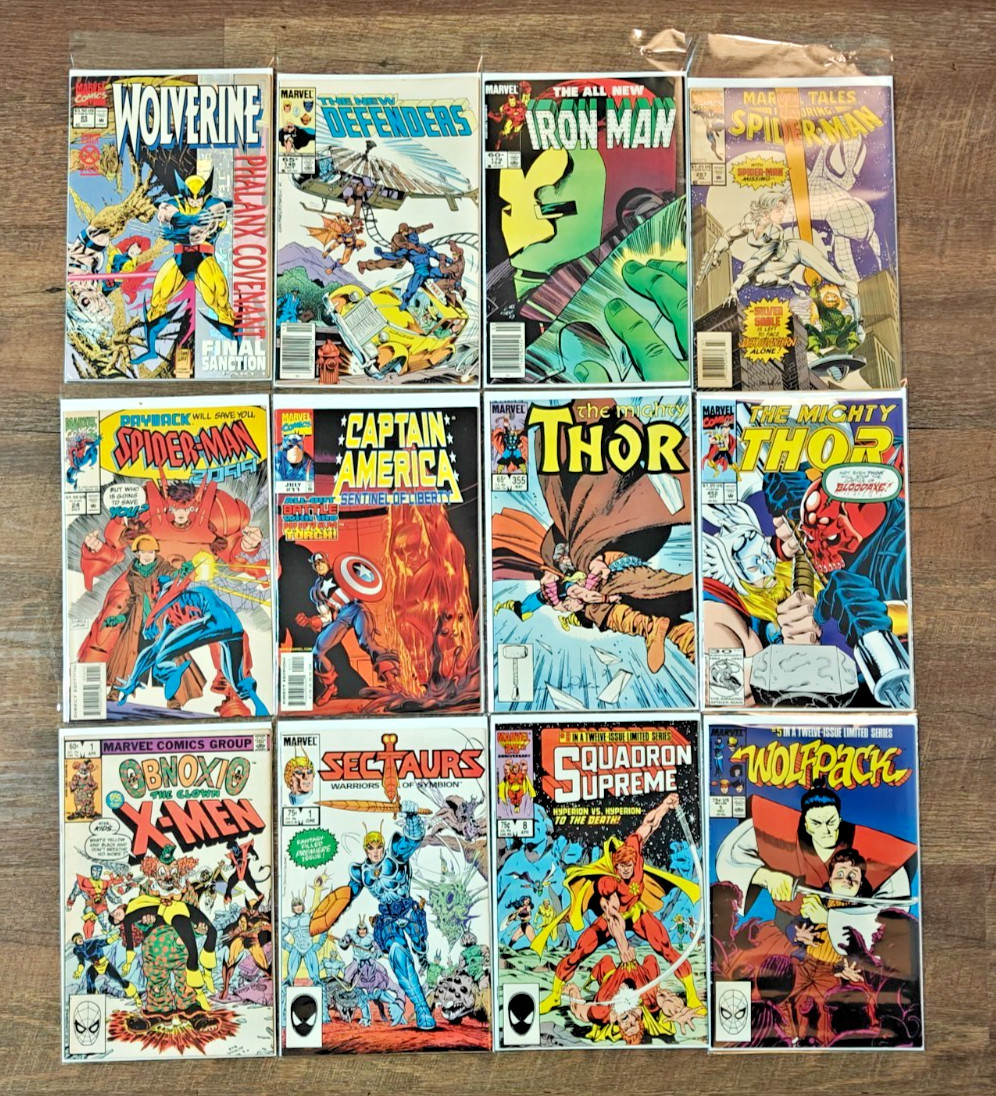 Marvel DC Comic Lot x19 Spider-Man, X-Men, Wolverine, Thor, Iron Man, more 🔥🔥 Marvel DC Comic Lot x19 Spider-Man, X-Men, Wolverine, Thor, Iron Man, more 🔥🔥