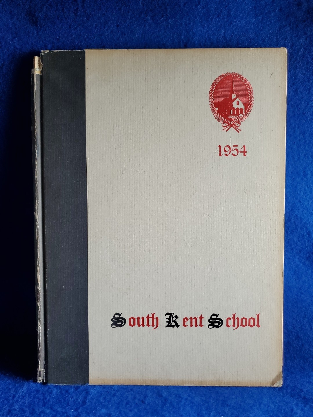 1954 South Kent School Yearbook Vintage Hardcover Connecticut Annual