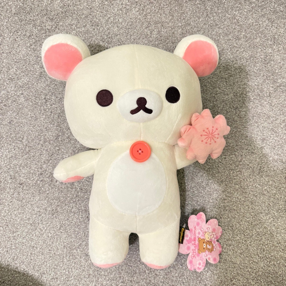 San-X Rilakkuma Korilakkuma Holding Cherry Blossom 14\