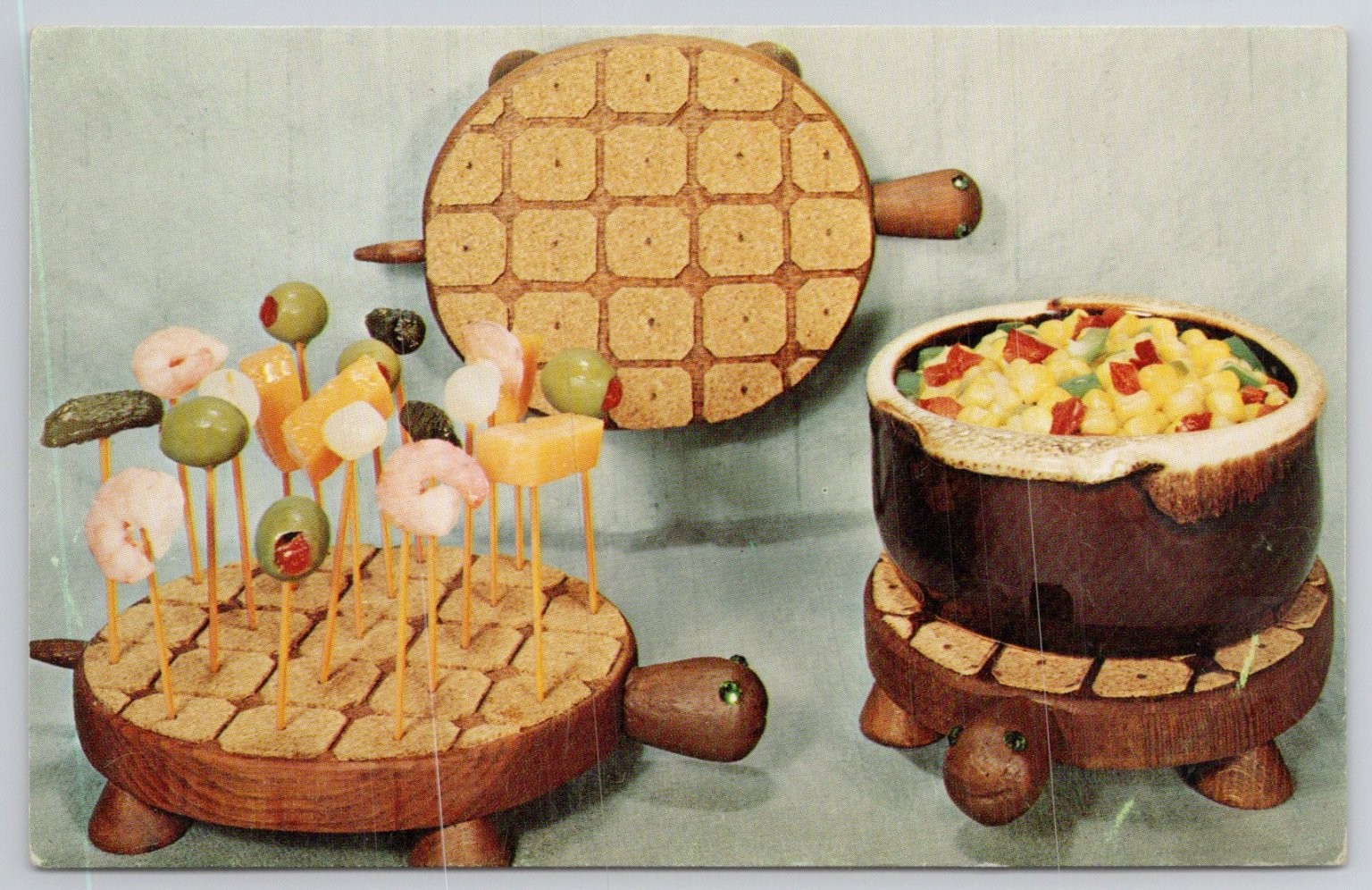 Vintage Turtle Trivet Craft Kit Postcard National Handcraft Des Moines IA 1960s Vintage Turtle Trivet Craft Kit Postcard National Handcraft Des Moines IA 1960s