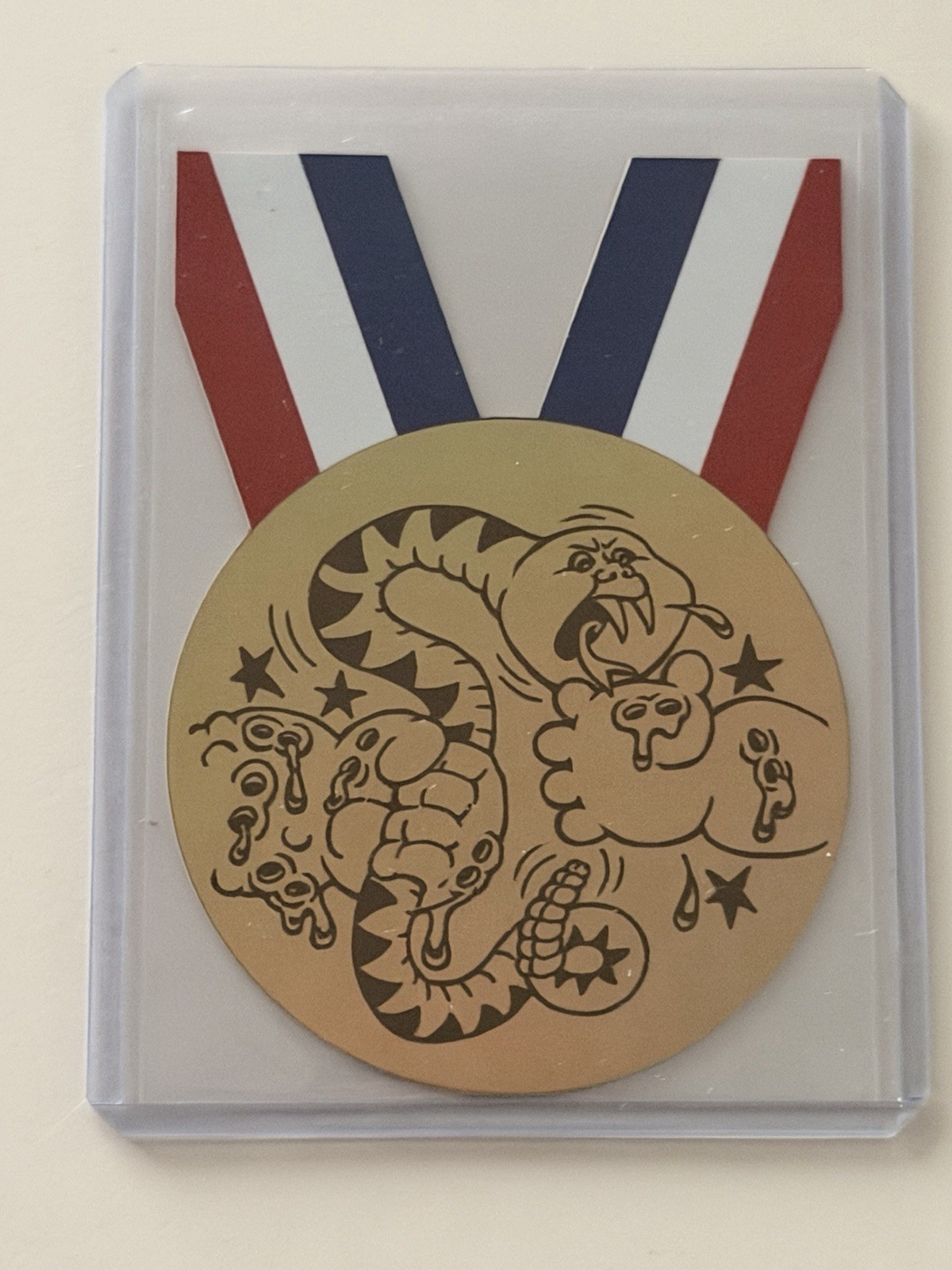 RARE 2026 Garbage Pail Kids Bizarre Competitions Wave 2 Medal Rattlesnake Relay