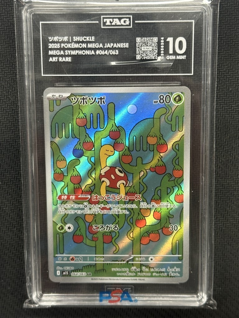 Shuckle Pokemon Mega Symphonia Art Rare TAG 10 PSA #064/063 Shuckle Pokemon Mega Symphonia Art Rare TAG 10 PSA #064/063