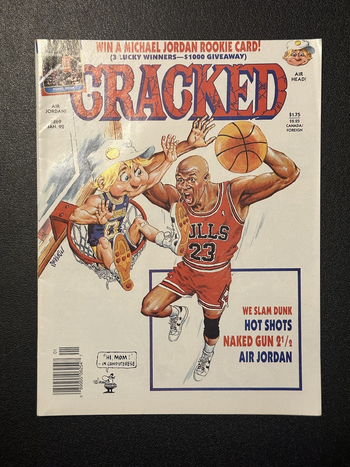 Cracked #269 1992 MICHAEL JORDAN