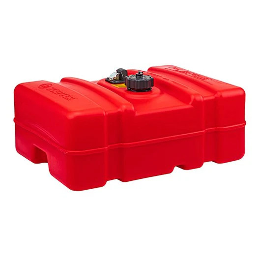 Scepter 12 Gallon Low Profile Portable Marine Fuel Tank | 08669 Gasoline Red Scepter 12 Gallon Low Profile Portable Marine Fuel Tank | 08669 Gasoline Red