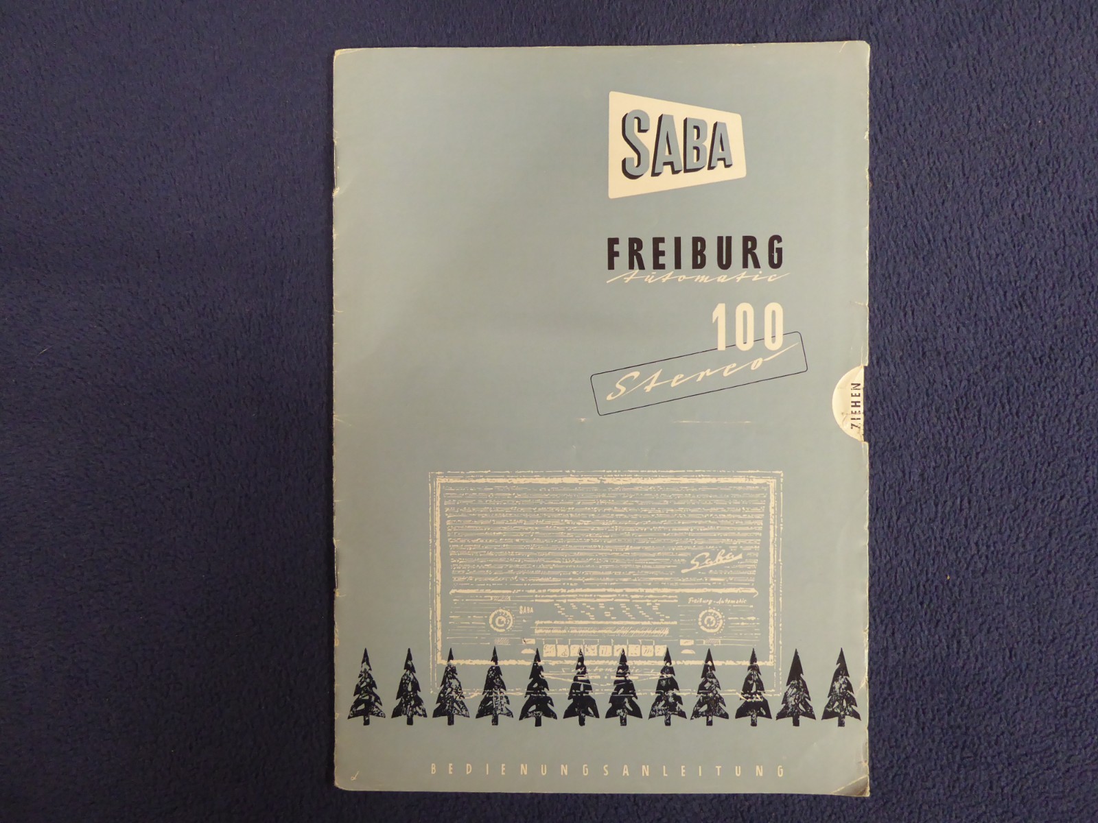 Saba Freiburg Automatic 100 Stereo Original Manual Collectors