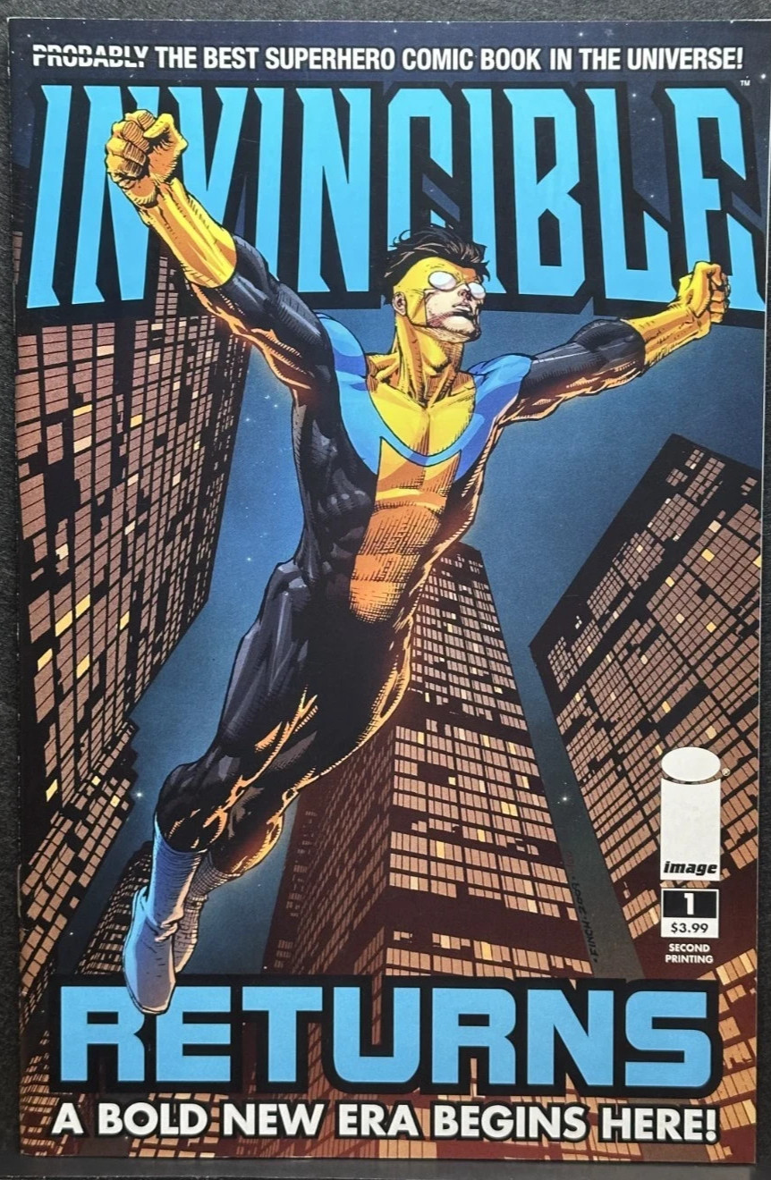 Image Comics Invincible Returns #1 Second Printing 1st Thragg 8.0 Image Comics Invincible Returns #1 Second Printing 1st Thragg 8.0