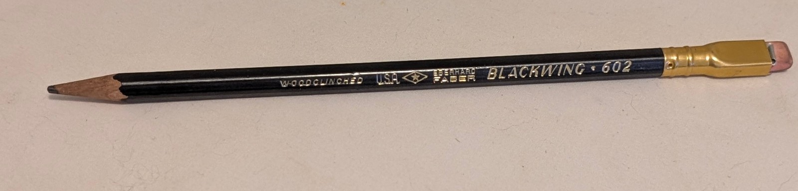 Vintage Eberhard Faber Blackwing 602 Pencil Woodclinched USA Version 7 Original