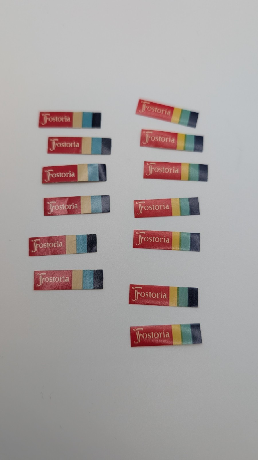 Vintage Fostoria Glass Labels (13) - 