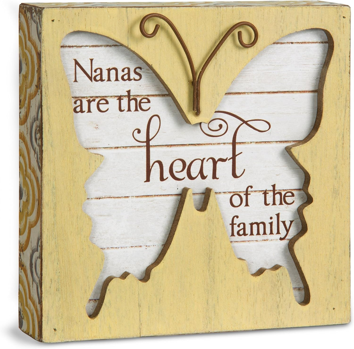 Pavilion Simple Spirits Nana Butterfly Plaque 4.5 Inch 41090 Pavilion Simple Spirits Nana Butterfly Plaque 4.5 Inch 41090