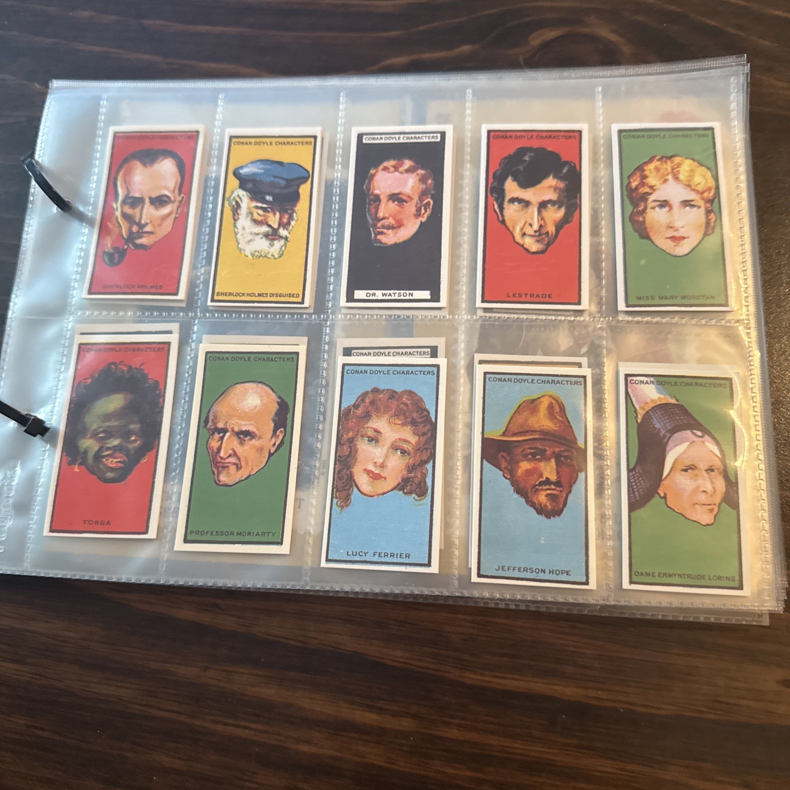 1996 (1923) Turf Cigarettes Sherlock Holmes Tobacco Cards Reprint Set NM