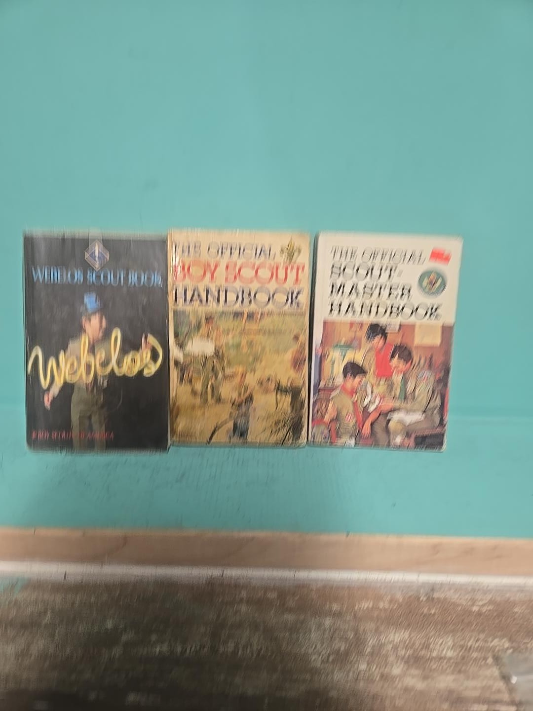 Vintage Boy Scouts Webelos Official Boy Scout & Scout Mothers Handbooks 3-Book 
