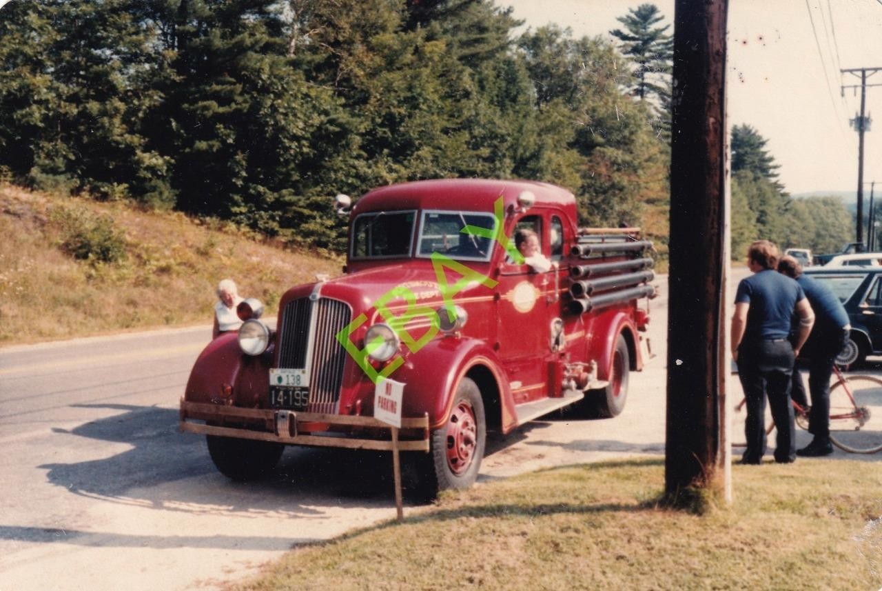 PORTSMOUTH, NH Fire Apparatus 3.5 x 5 PHOTO: COMB-3 1938 Seagrave PORTSMOUTH, NH Fire Apparatus 3.5 x 5 PHOTO: COMB-3 1938 Seagrave