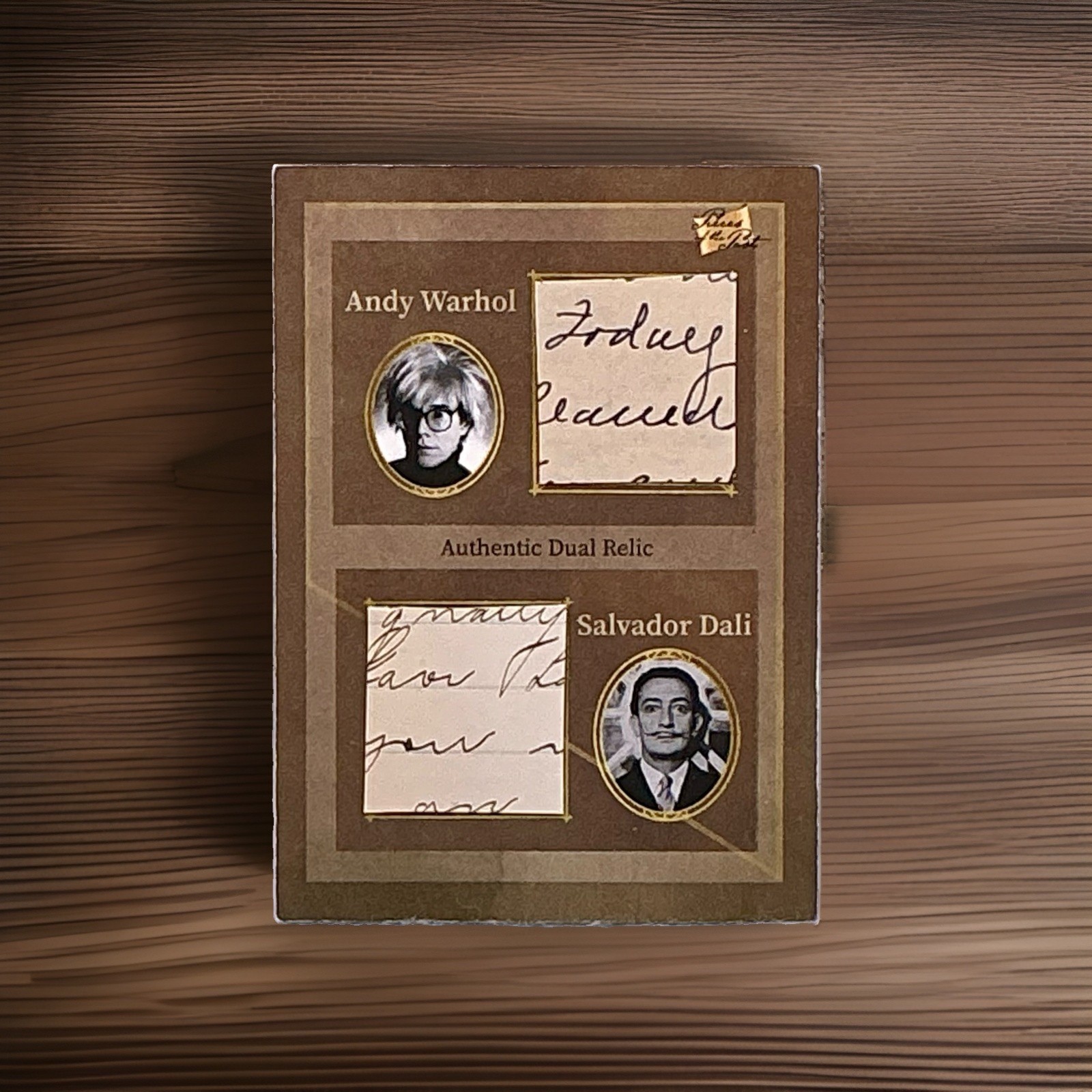 2025 Pieces Of The Past Art And Music Edition Warhol / Dali Handwritten Relics