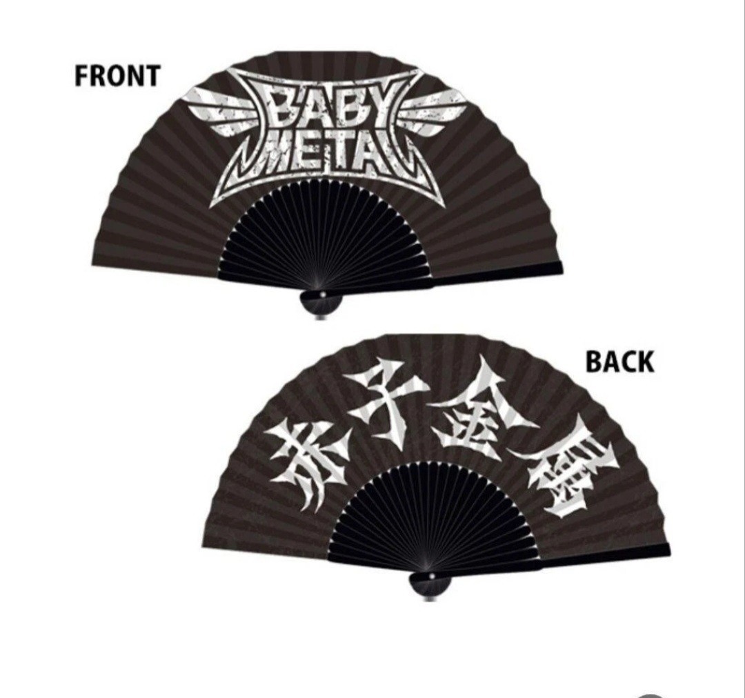 BABYMETAL Baby Metal folding fan new sealed BABYMETAL Baby Metal folding fan new sealed