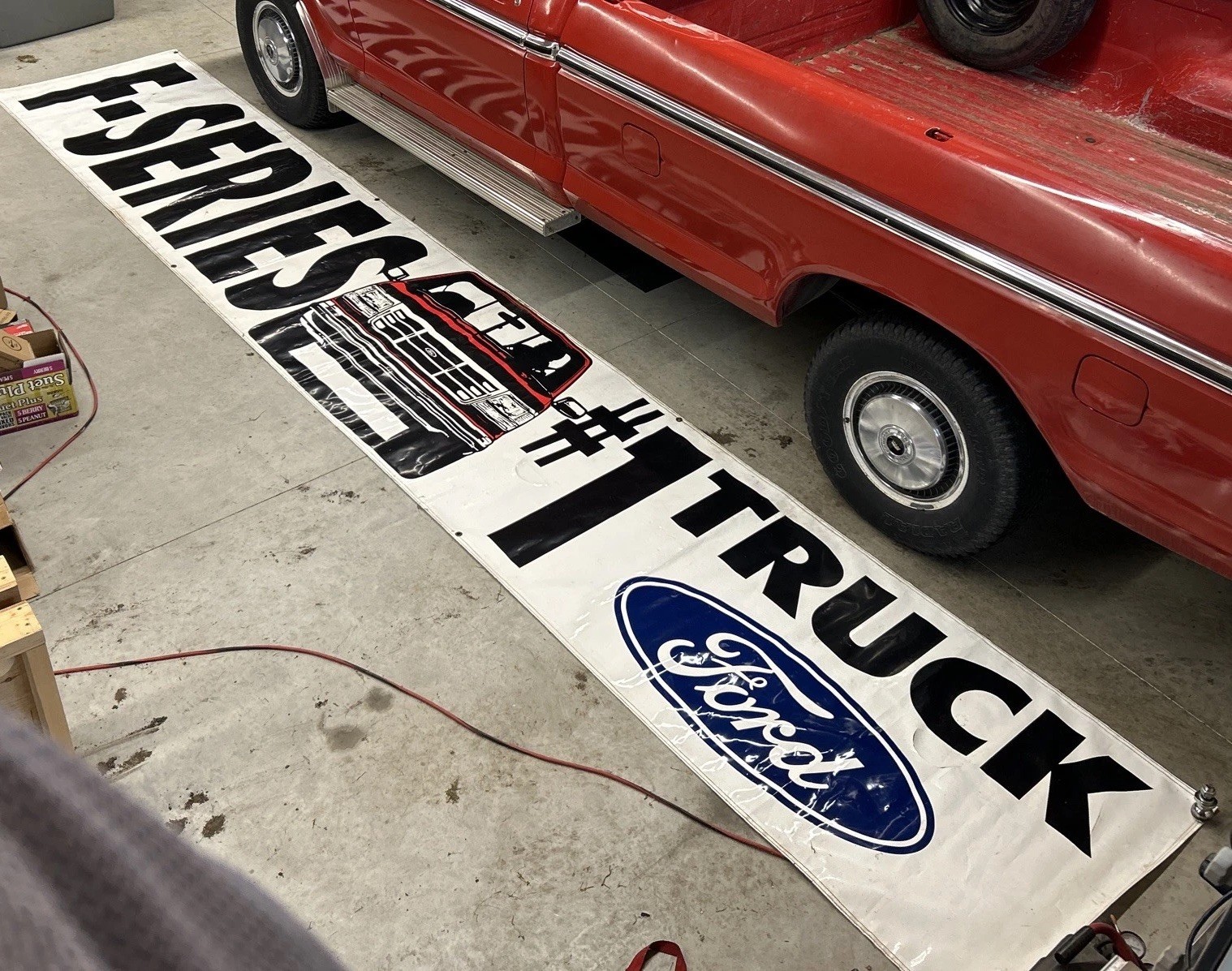 Huge Ford F-Series Truck Banner Sign - F-150 - 17.5ft x 3ft Huge Ford F-Series Truck Banner Sign - F-150 - 17.5ft x 3ft