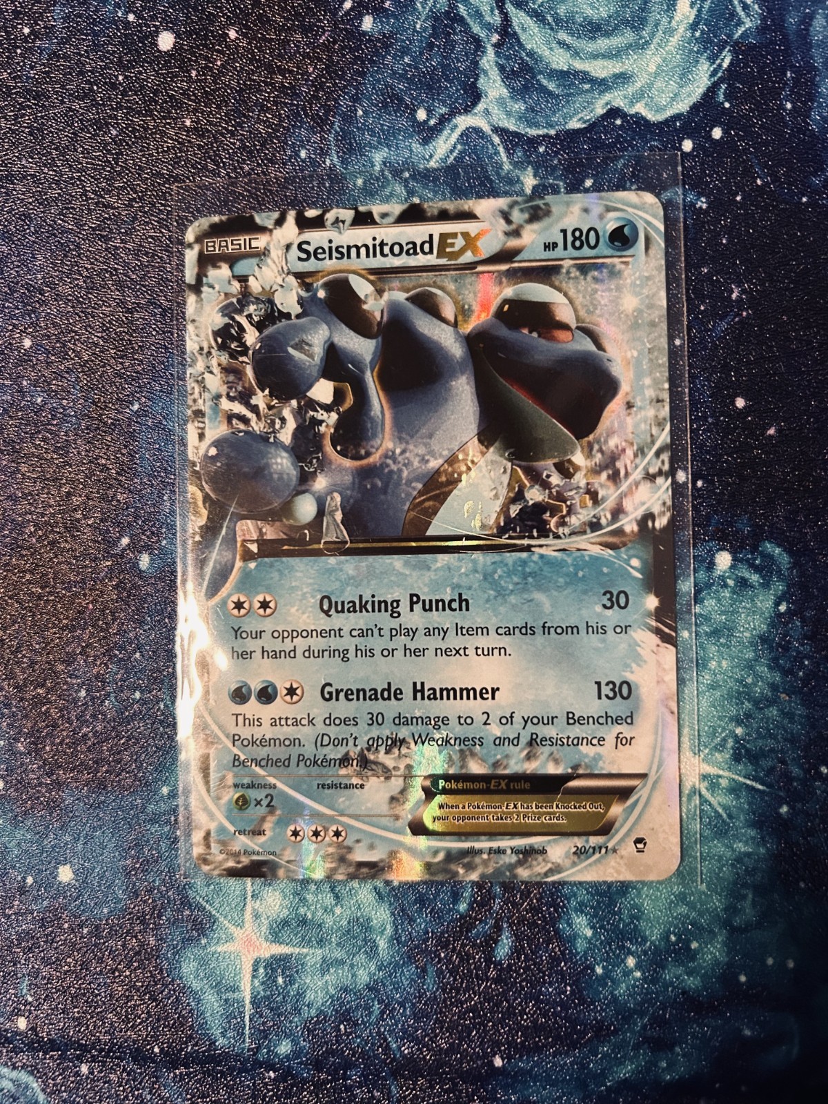 [MP] Seismitoad Ex 20/111 Holo Furious Fists [ENG]
