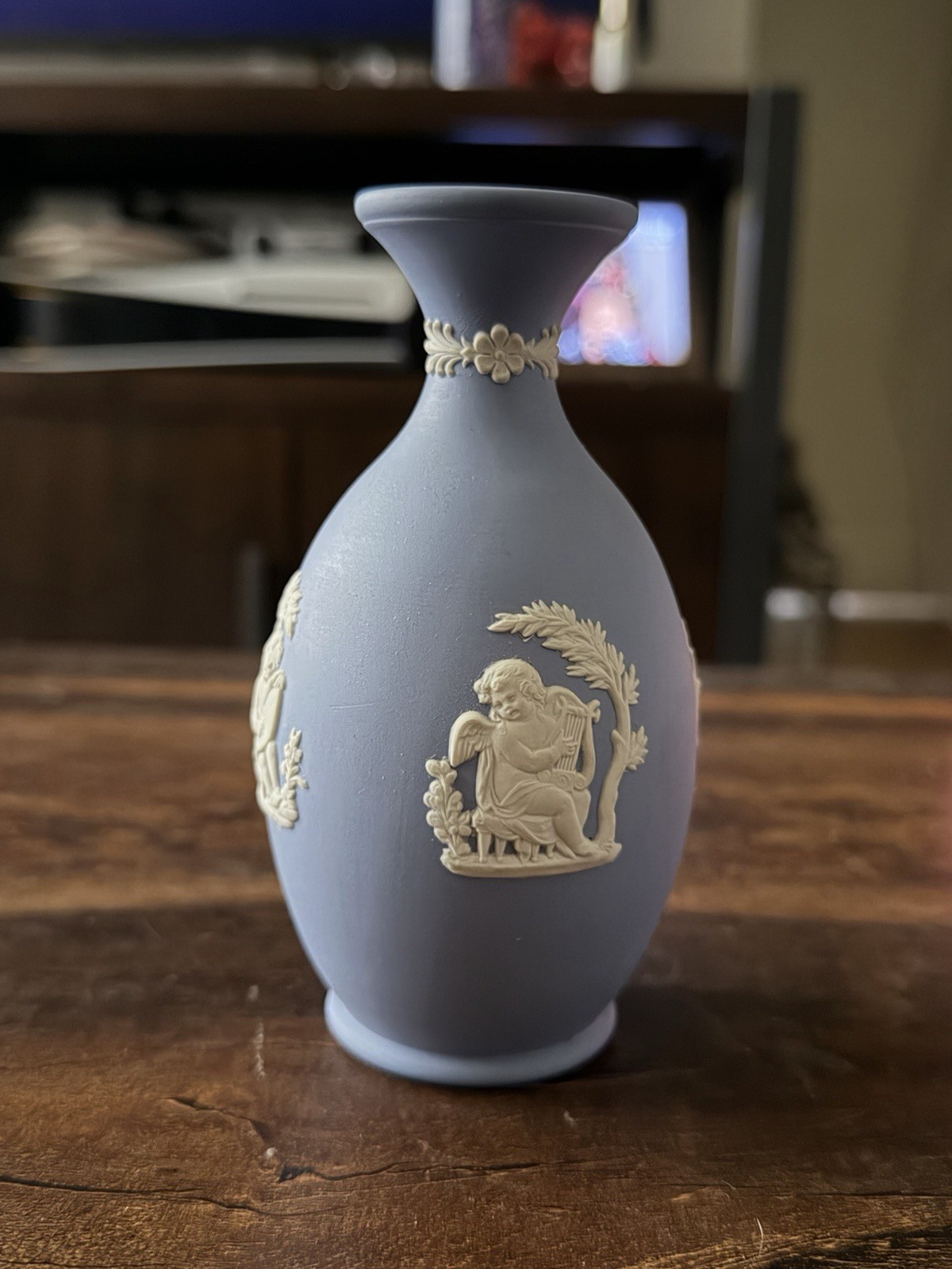 RARE VINTAGE Wedgwood Jasperware Bud Vase Great Condition RARE VINTAGE Wedgwood Jasperware Bud Vase Great Condition