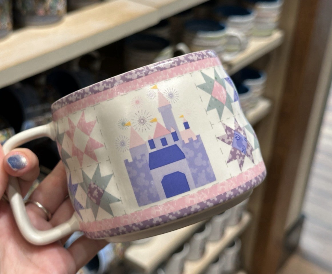Disney Parks 2026 Castle Quilt Mug Home Is Where The Castle Is New WDW