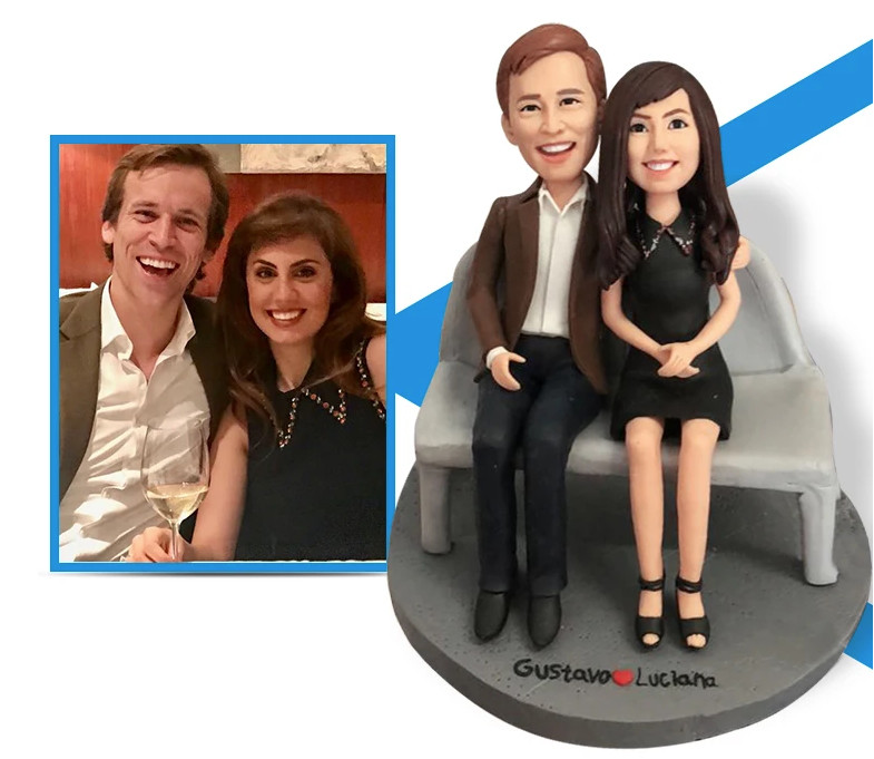 Custom Handmade Clay Sculpture; customizable with photo, clothes, and pose. Custom Handmade Clay Sculpture; customizable with photo, clothes, and pose.
