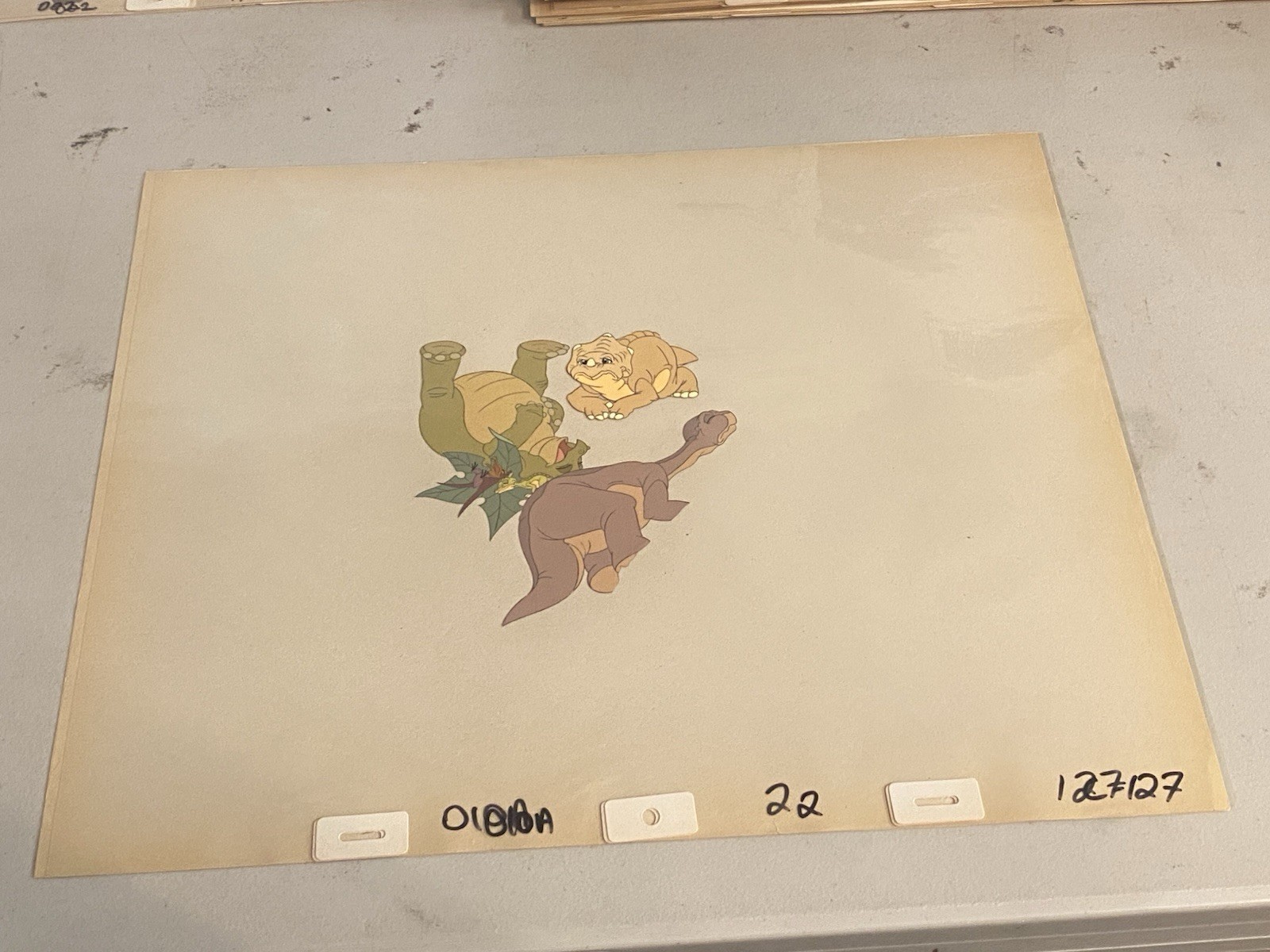Land Before Time Original Movie Cel 1988