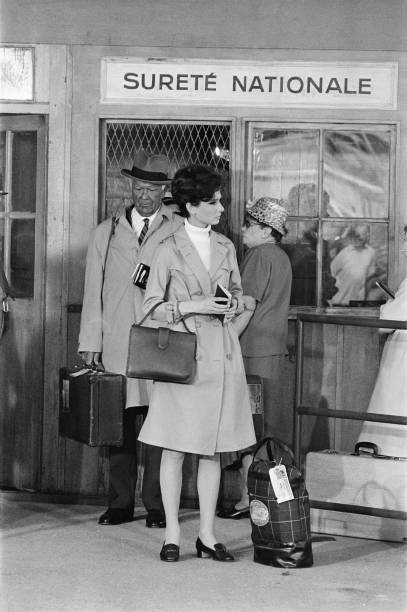 Actress Audrey Hepburn on the set of the movie Two For The Road di- Old Photo